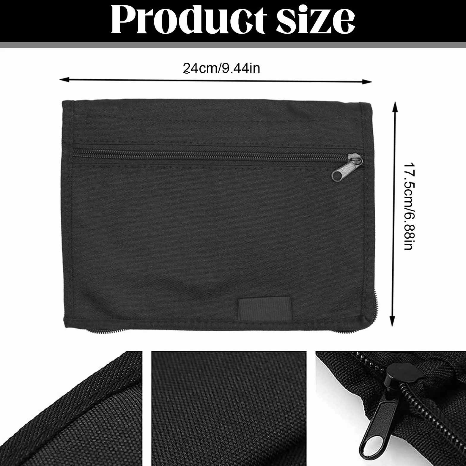 WiDream Carpeta De Coche, Organizador De Guantera, Bolsa De Almacenamiento Para Guantera De Coche, Funda Para Documentos De Vehículoscon Múltiples Compartimentos