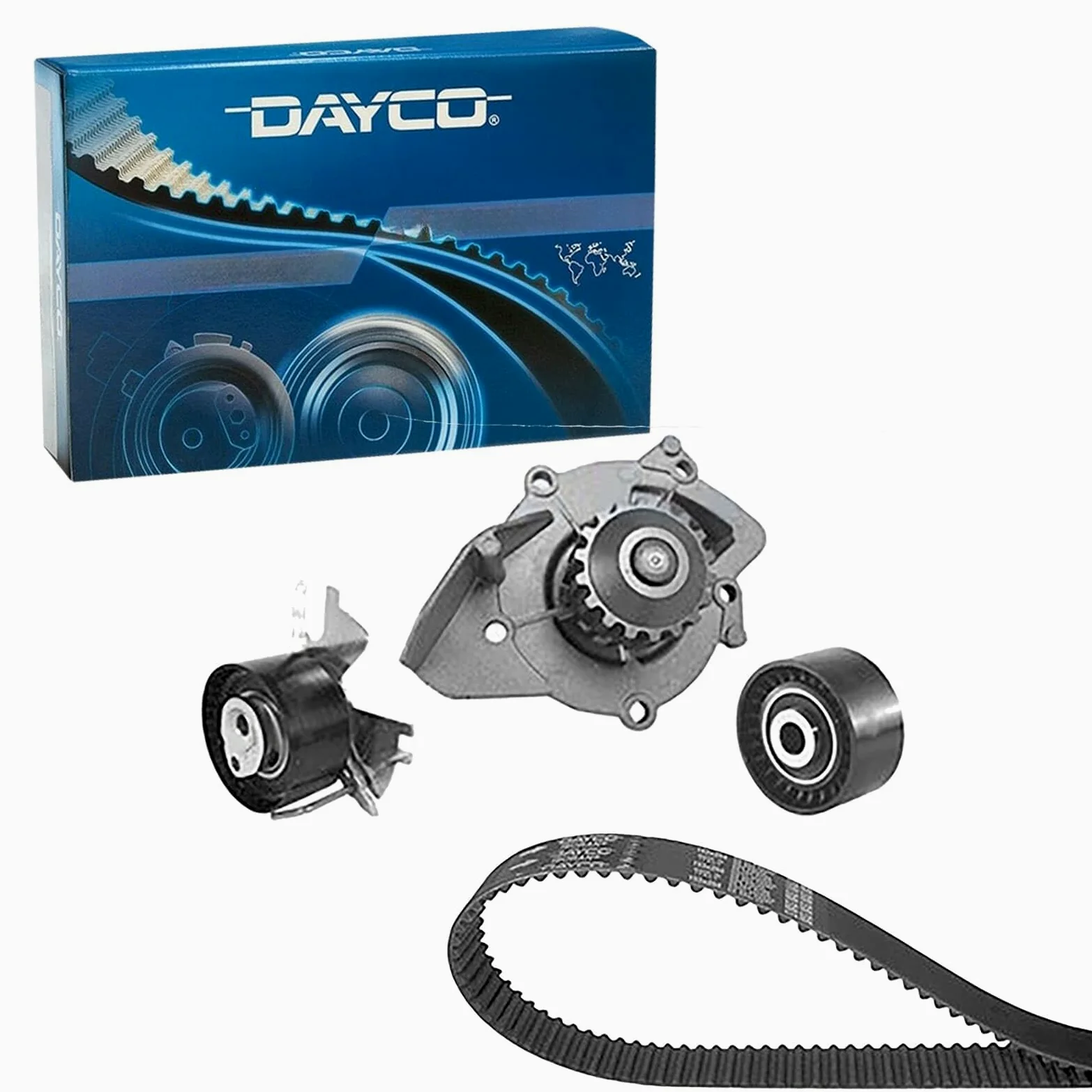 Dayco KTBWP9670 Bomba de Agua con Kit Correa Distribución