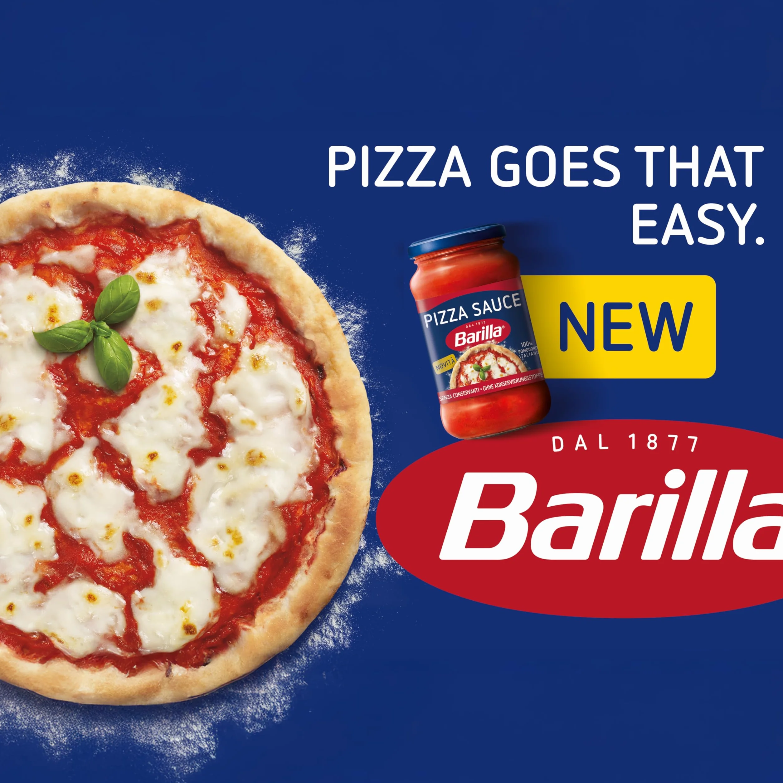Barilla Salsa de tomate para pizza frasco 400 g
