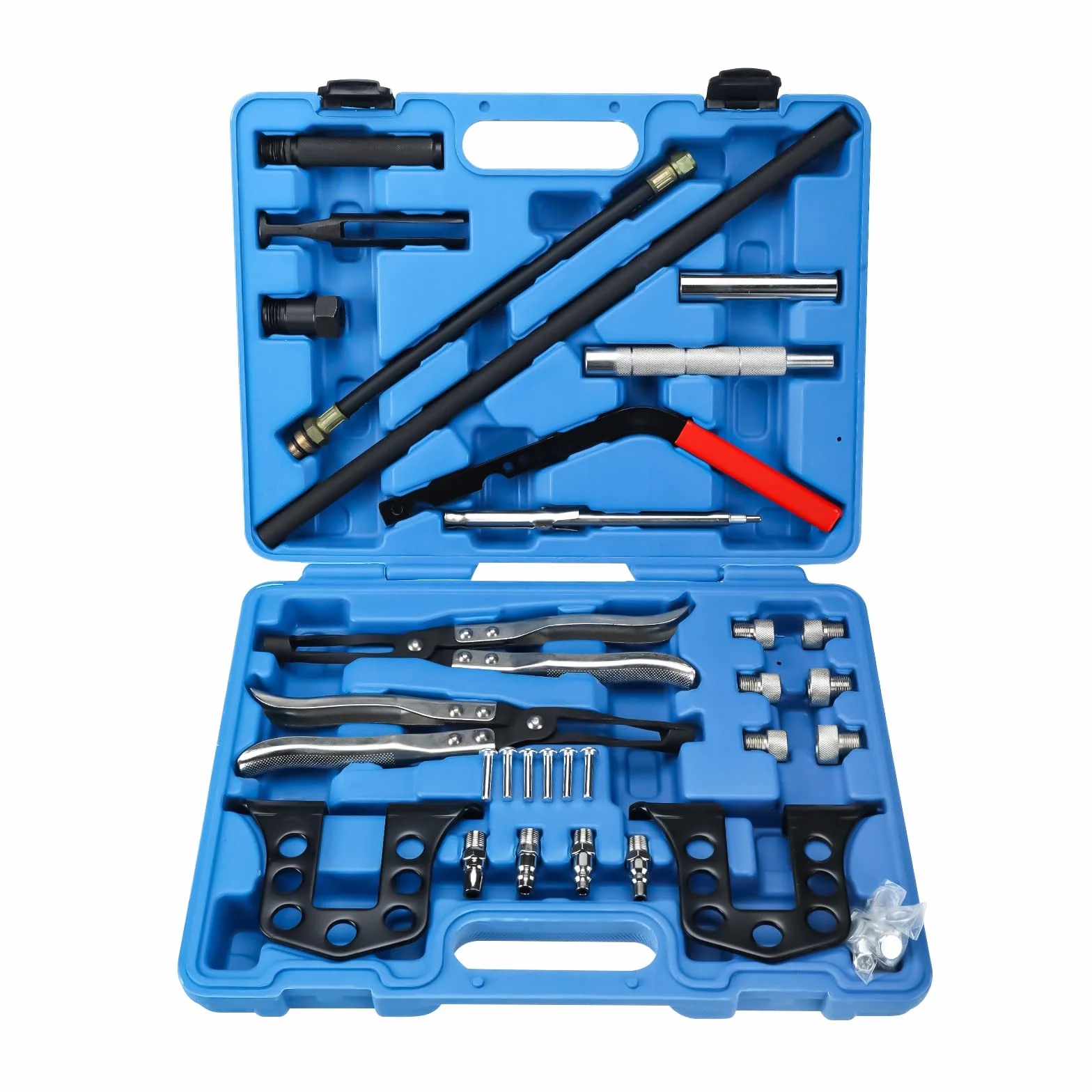 BOOMSTART Kit de Herramientas de compresor de Resorte de válvula, Juego de Herramientas de reparación de Culata de Motor para Motores OHV/OHC