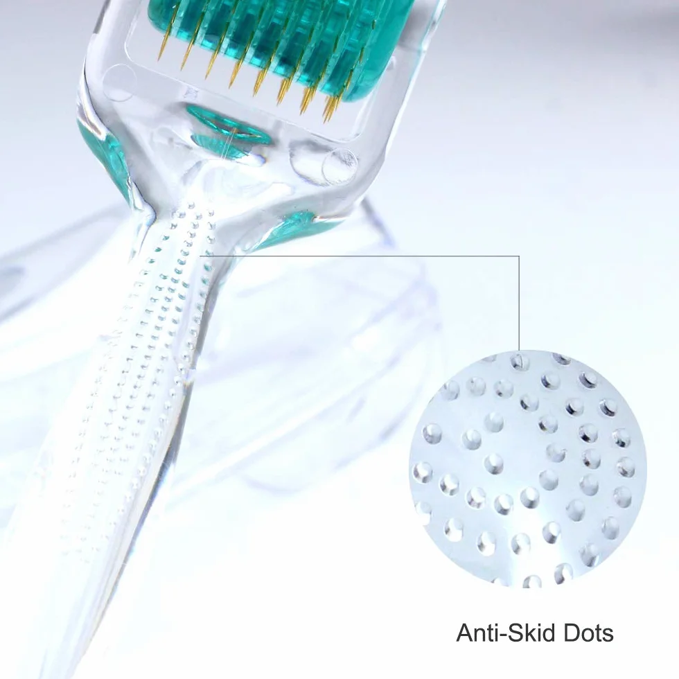 Rodillo 192 agujas 3.0mm titanio microaguja cuidado piel arrugas pérdida cabello
