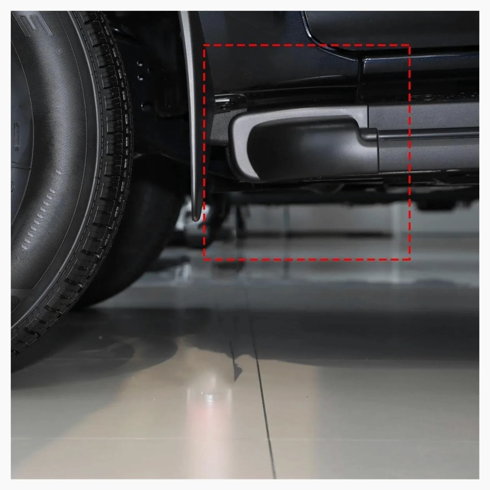 para Nissan para NAVARA D23 NP300 2015-2017 Tapa Puerta Faldón Lateral Coche Cubierta Enchufe Estribo Piezas Repuesto Separador Faldón Lateral(Front Left FR-L)