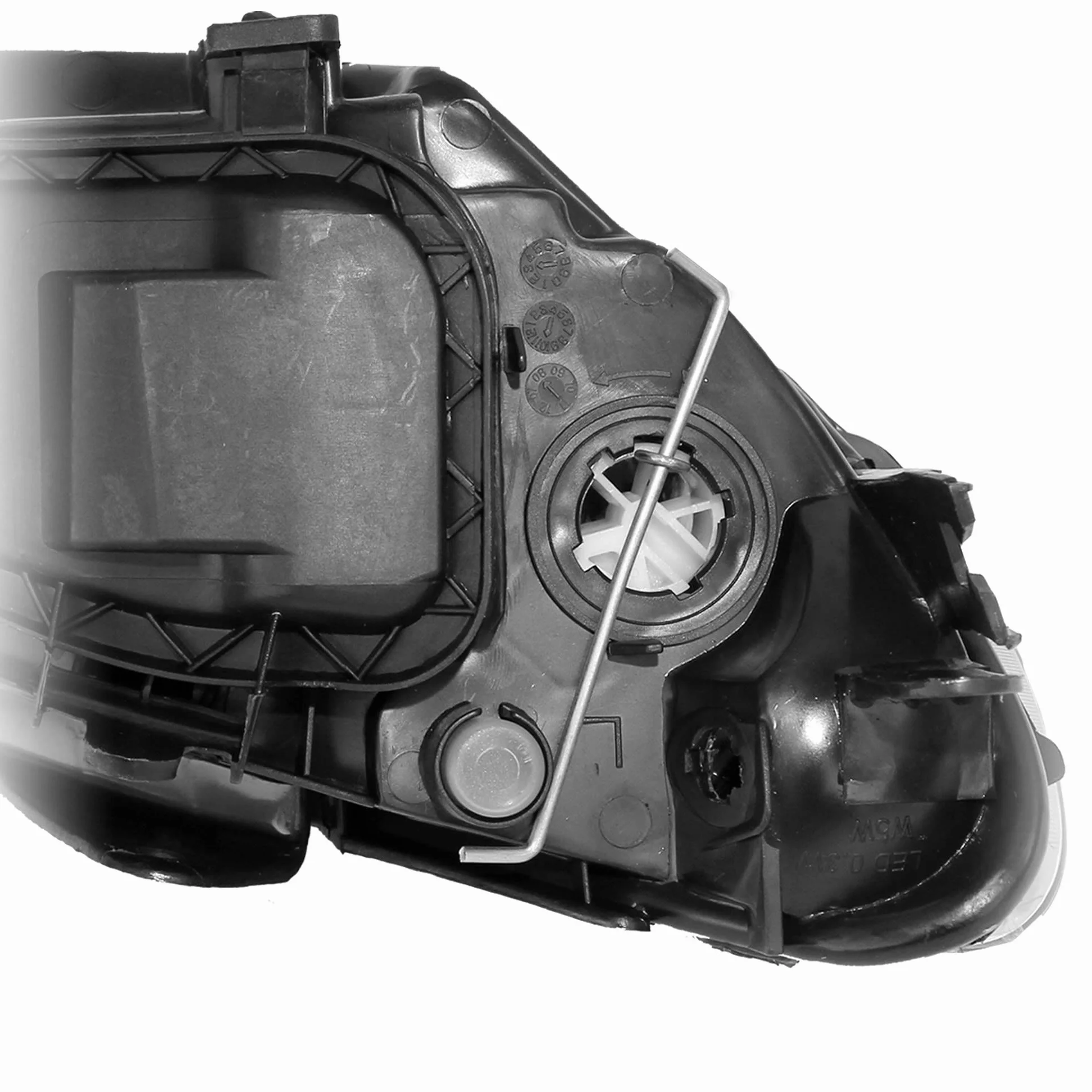 BESTPRICE 2x faros Faros delanteros Faros principales izquierda + derecha Compatible con PEUGEOT 206 CC (2D), 206 Hatchback (2A/C), 206 SW (2E/K)