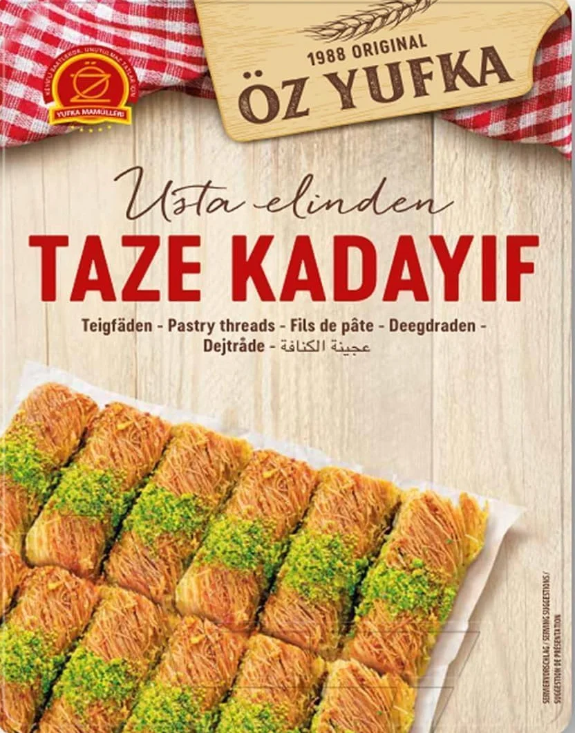 Kadayif Kadaifi 500g Hilos de Repostería Estilo Turco