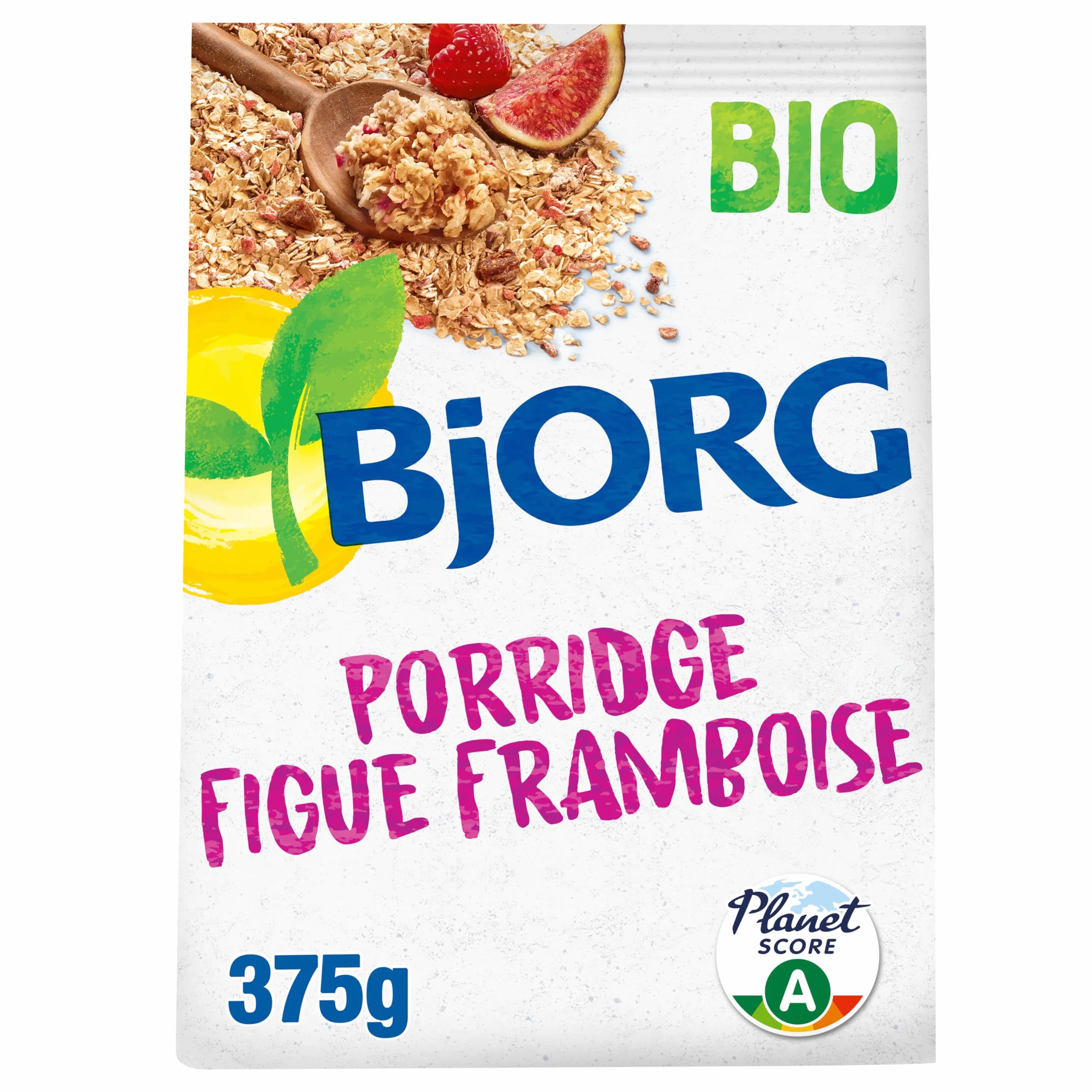 Bjorg Porridge Figue Framboise Bio 375g