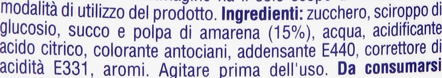 Fabbri Amarena Mini Topping Cereza Negra 225 g + Polpa Italiano Gourmet 400 g