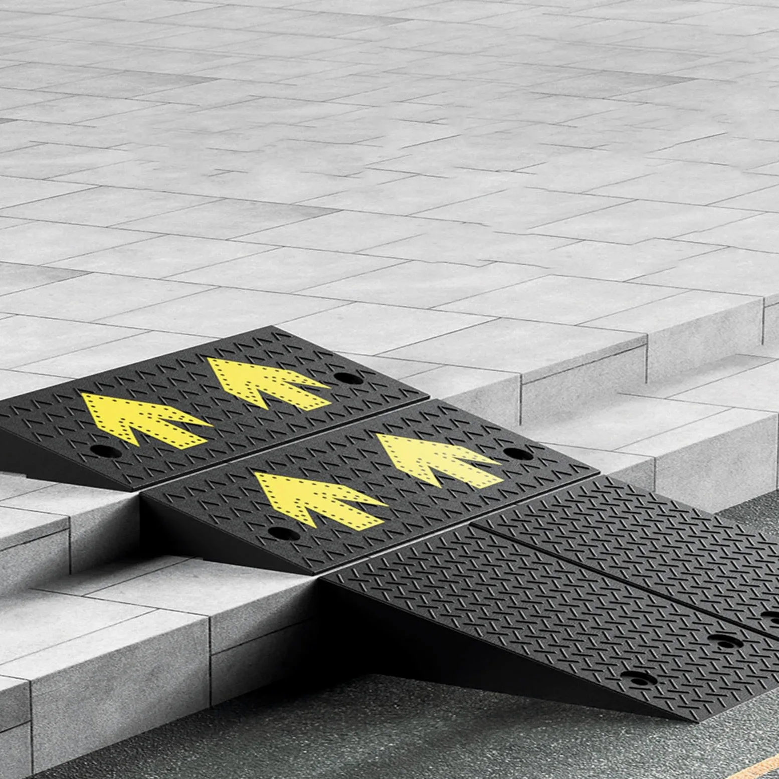 Rampas portátiles para sillas de ruedas, rampas para perros domésticos, rampas especiales para estacionamientos, duraderas, de gran capacidad de carga, adecuadas para garajes, escalones, carreteras (