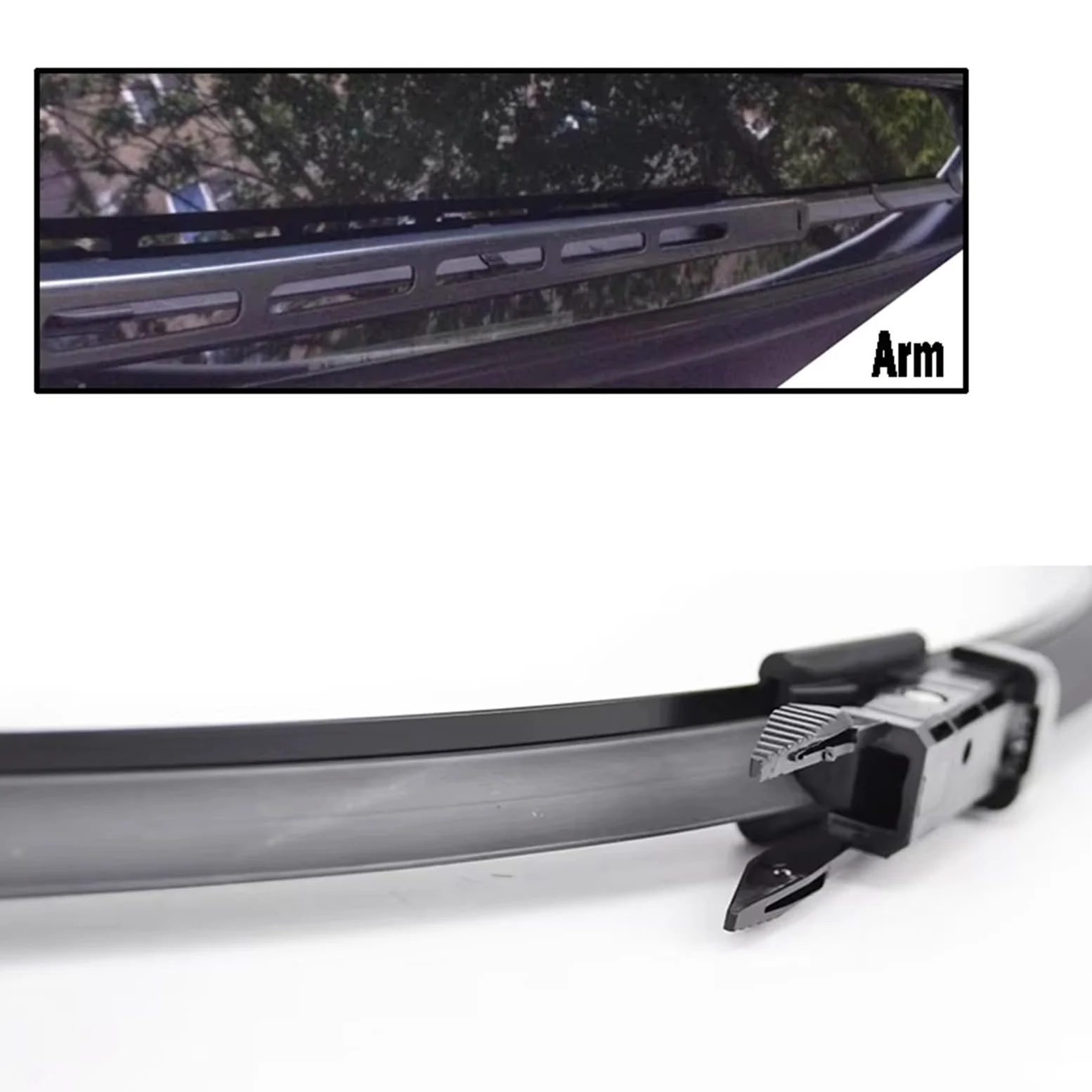 Compatible con A3 8P 2005 2006 2007 2008 2009 2010 2011 2012 24" + 19" + 13" Escobillas limpiaparabrisas Delanteras y traseras, Parabrisas, escobillas de Lluvia, Conjunto de limpiaparabrisas