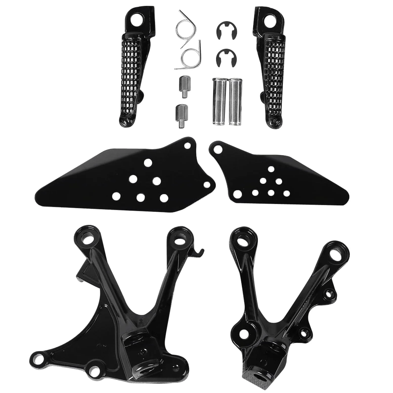 Juego de estriberas delanteras para Kawasaki Ninja ZX6R 2005-2008, ZX636 2005-2006