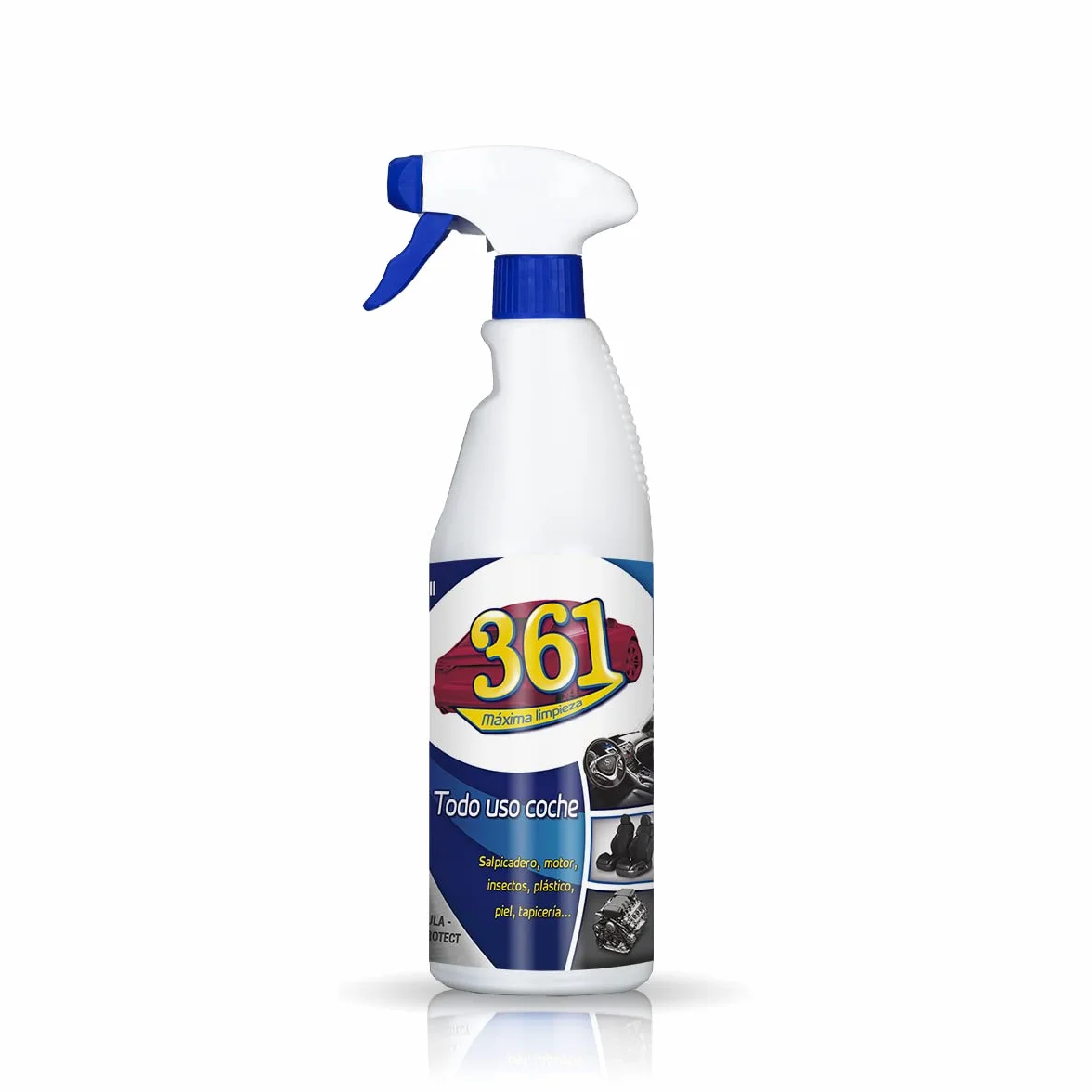 Sisbrill 361 Todo Uso Coche Limpiador 750 ml Interior y Exterior