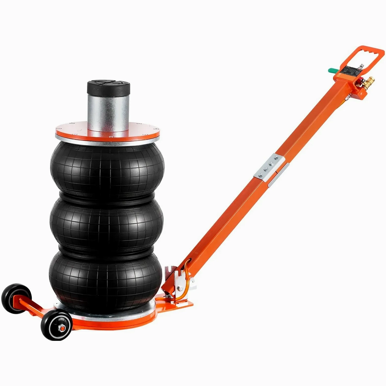 Air Jack 3/5 Mango Ajustable Almohadilla de Goma Gruesa | Gato de elevación neumático de tonelada con columna elevada(3T)