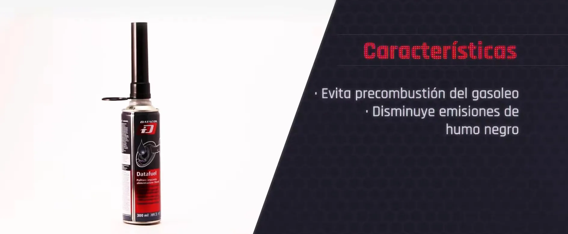 Limpia inyección DATAFUEL, aditivo profesional para circuito inyección, desbloquea, desincrusta y lubrica bomba, inyectores, válvulas de admisión y descarga y toda la cámara de combustión, 300ml. (12)