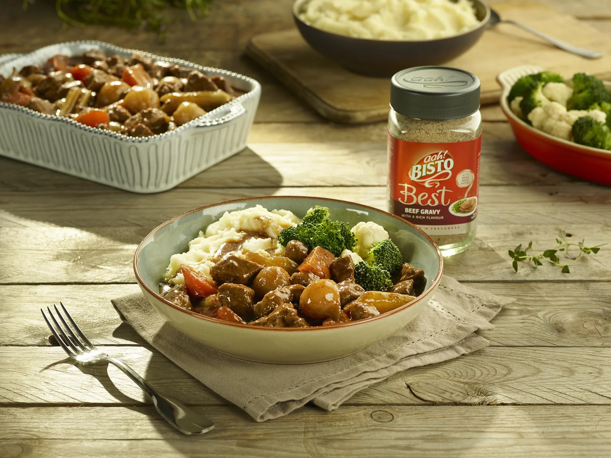 Bisto Gránulos de Salsa de Ternera, Tarro 390 g