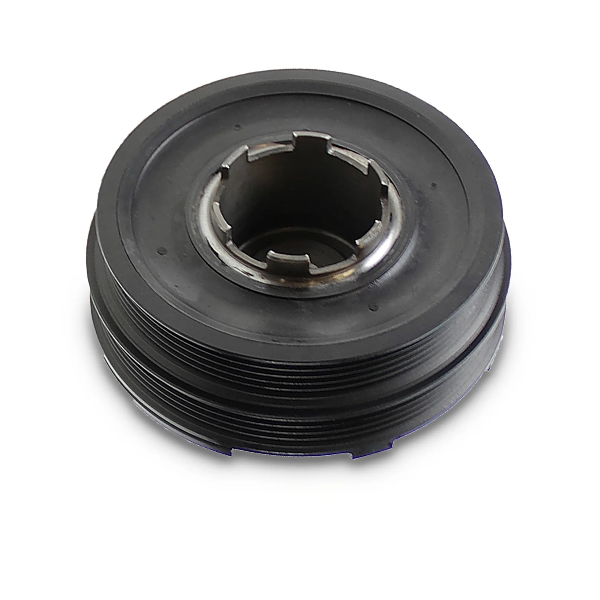 ATEC Germany 1x polea del cigüeñal, desacoplada, compatible con BMW Serie 3 (E46), 3 Touring (E46), 5 (E39), 5 Touring (E39)