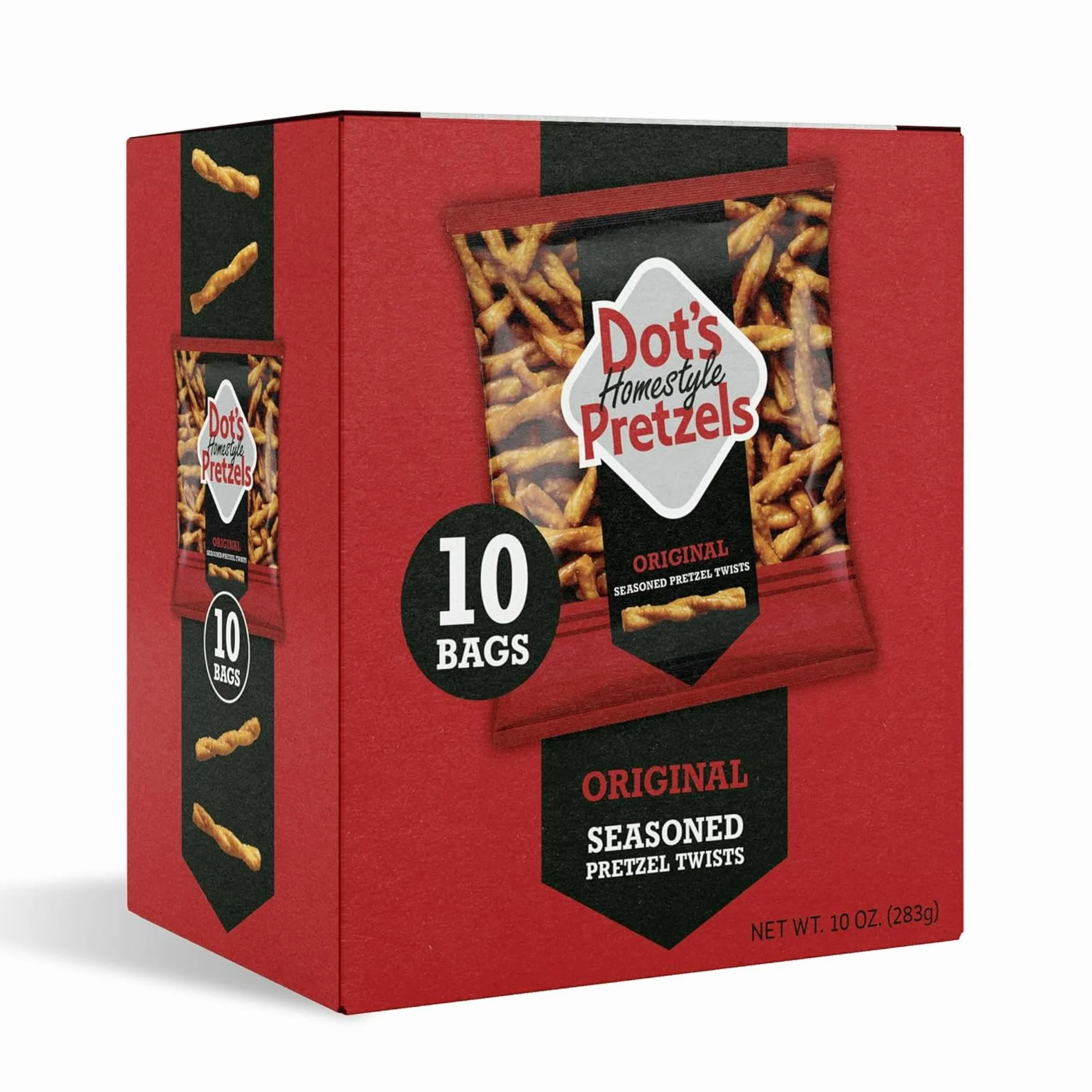Dot's Pretzels Pretzel Twists originales sazonados 1 oz bolsa (10 unidades)