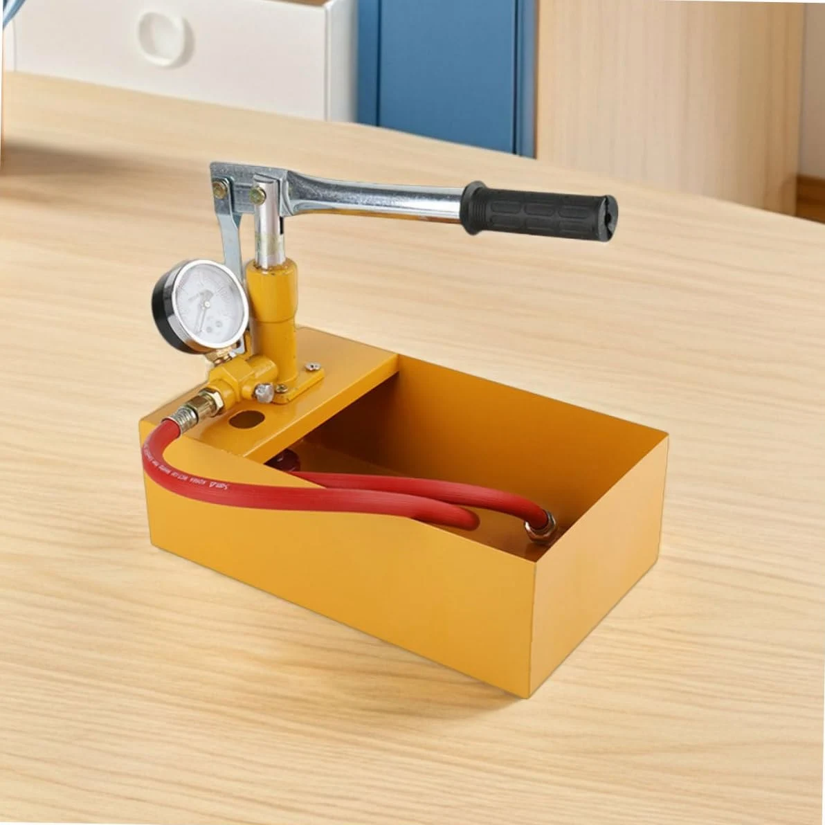 Kit De Prueba De Presión Hidráulica Bomba De Presión Manual Comprobador Compacto Para Tuberías