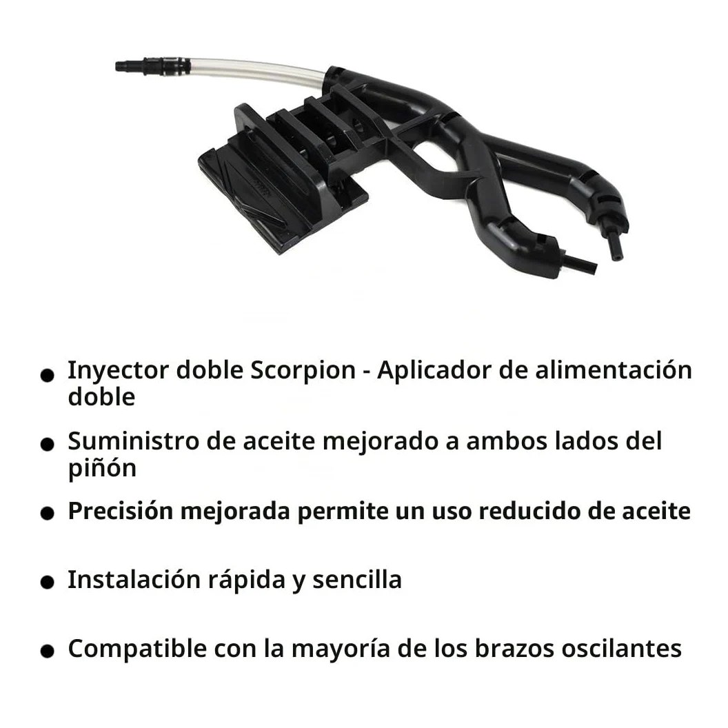 Scottoiler Scorpion Dual Injector - Aplicador de alimentación Doble para Todos los Sistemas de Aceite de Cadena SO-5000.…