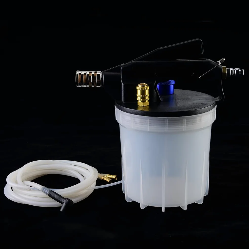 Purgador de Líquido, 2L Purgador de Frenos Al Vacío Alta Eficiencia Uso Simple 2CFM Consumo de Aire para Vehículos