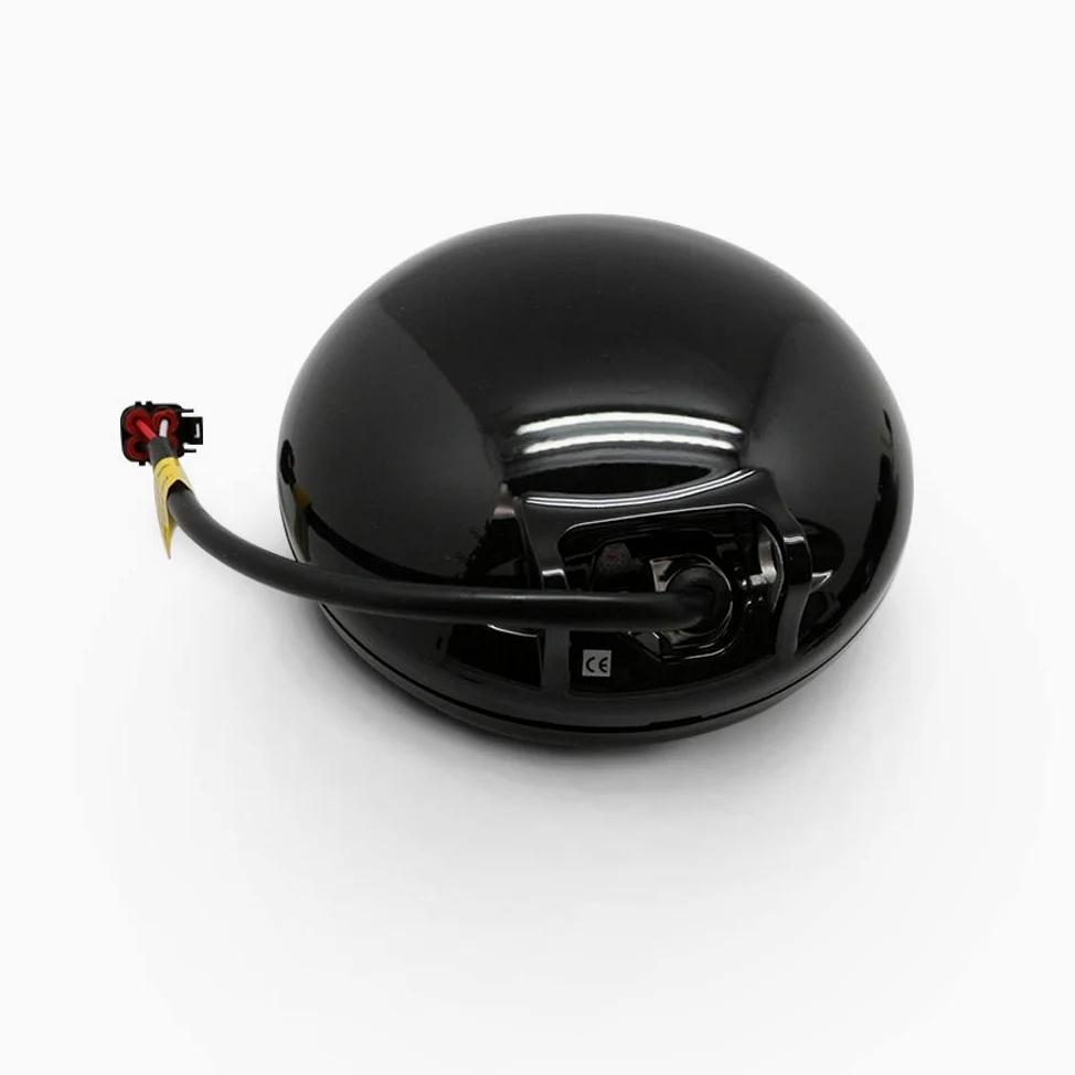NSLUMO - Juego de 2 luces LED de circulación diurna para conducción, con anillo de halo y ojos de ángel, carcasa negra, para Mini Cooper
