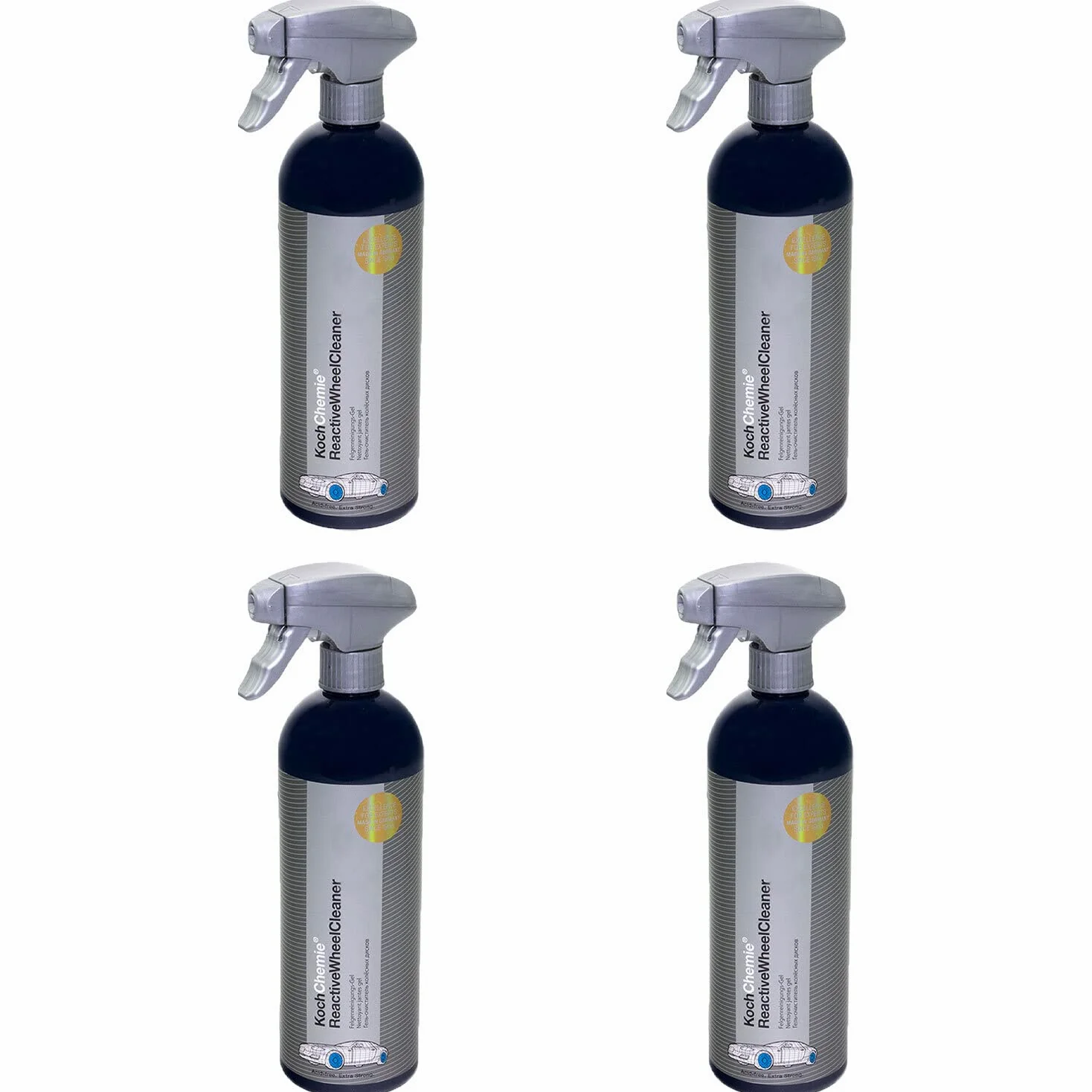 Limpiador de llantas Gel Reactive Wheel Cleaner Koch Chemie 4 x 750 ml