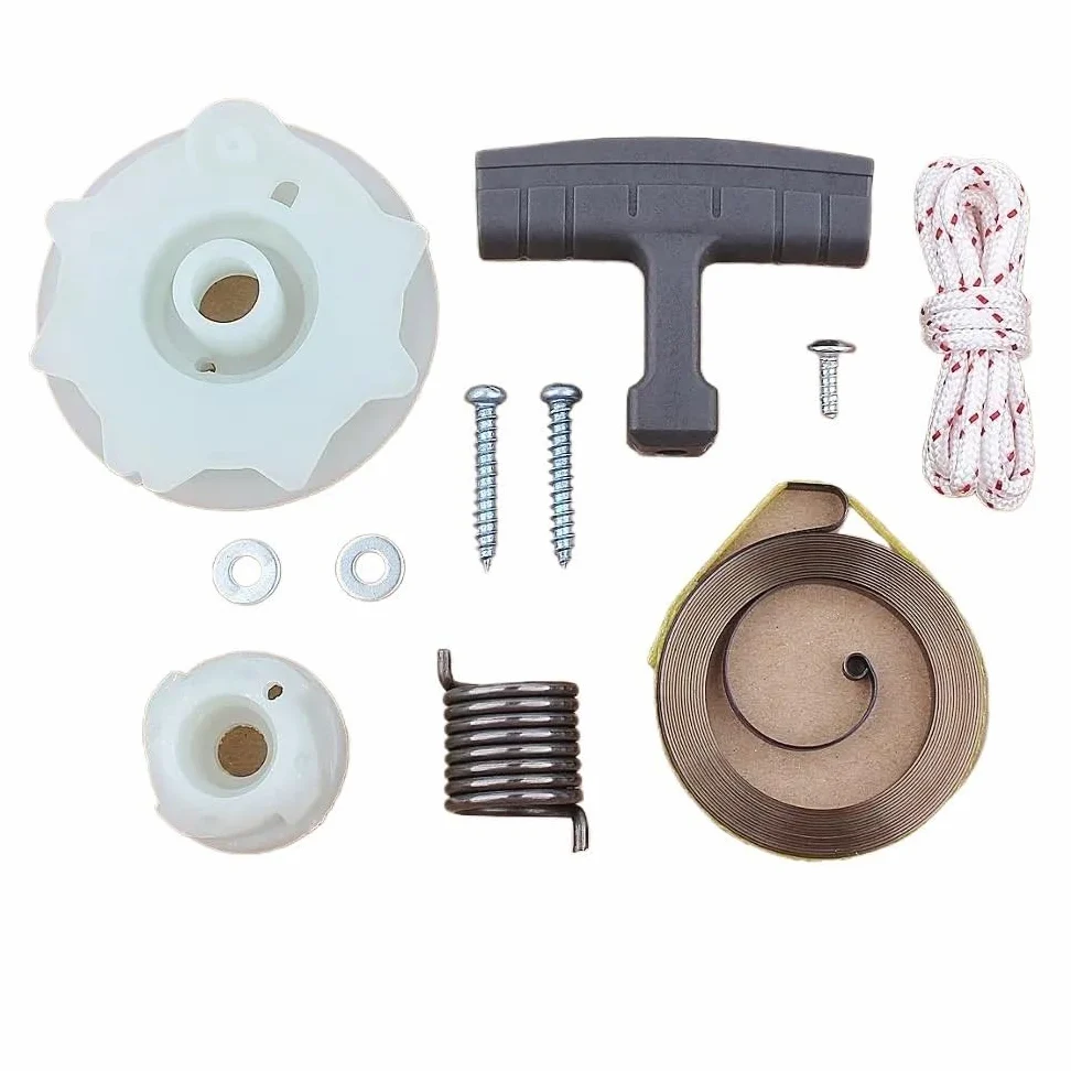Kit de Cuerda de Resorte for polea de Arranque de Retroceso for Motosierra 137, 142, 240, 235 y 236 (530071966, 530021180, 530059677 y 530042095)