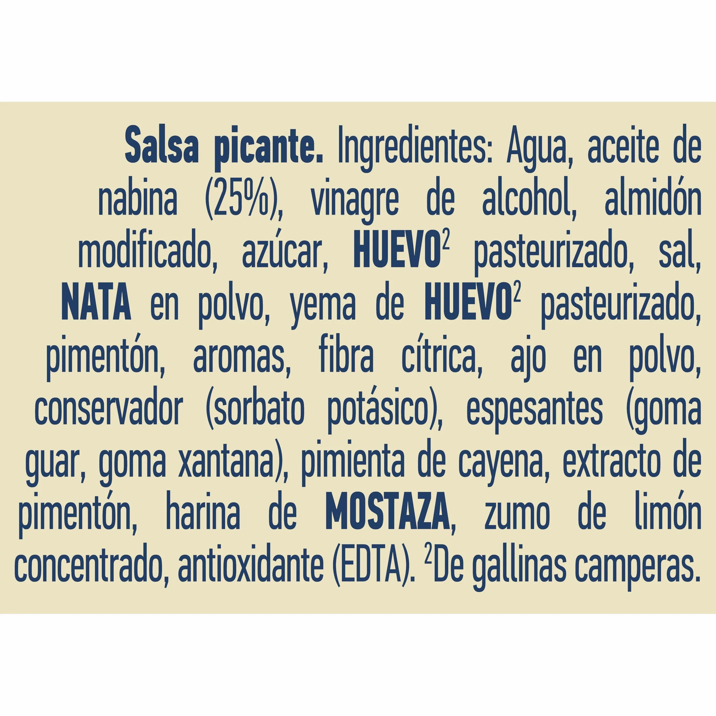 Hellmann's Mayo Chili Sin Gluten 250 ml