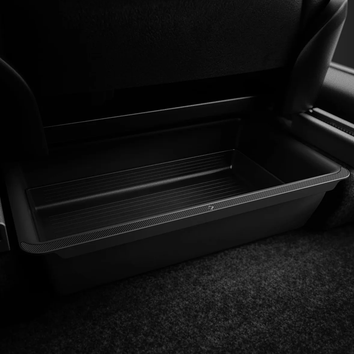 Spigen Organizador de caja de almacenamiento debajo del asiento carbono para Tesla Model Y 2022-2021
