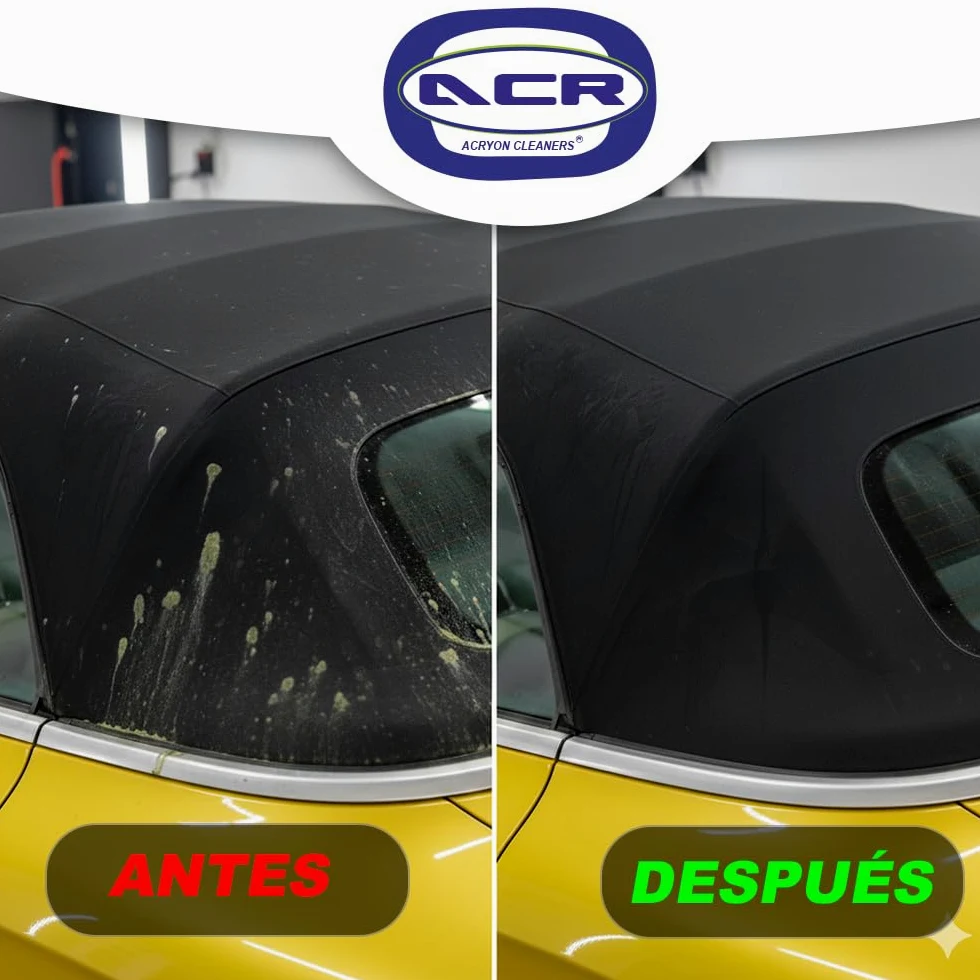 Limpiador para capotas de coche cabrio- Protector para techos convertibles de tela y lonas. (1 litro)