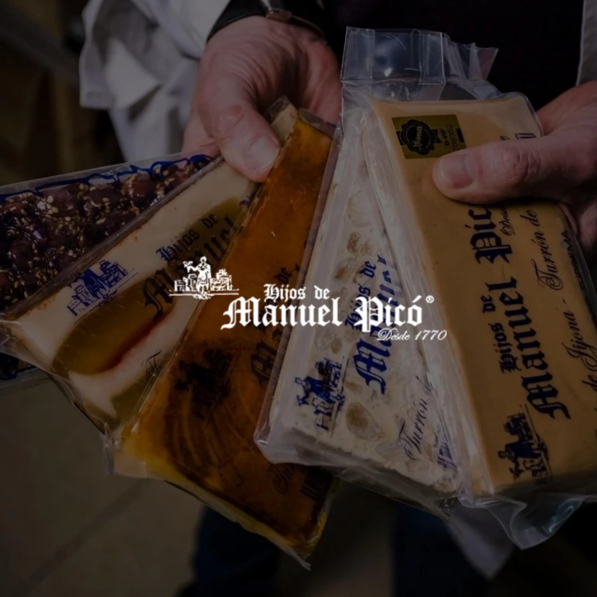 Hijos de Manuel Picó Turrón de crema sin Azúcar Añadido 300g Artesanal Fabricado en Jijona