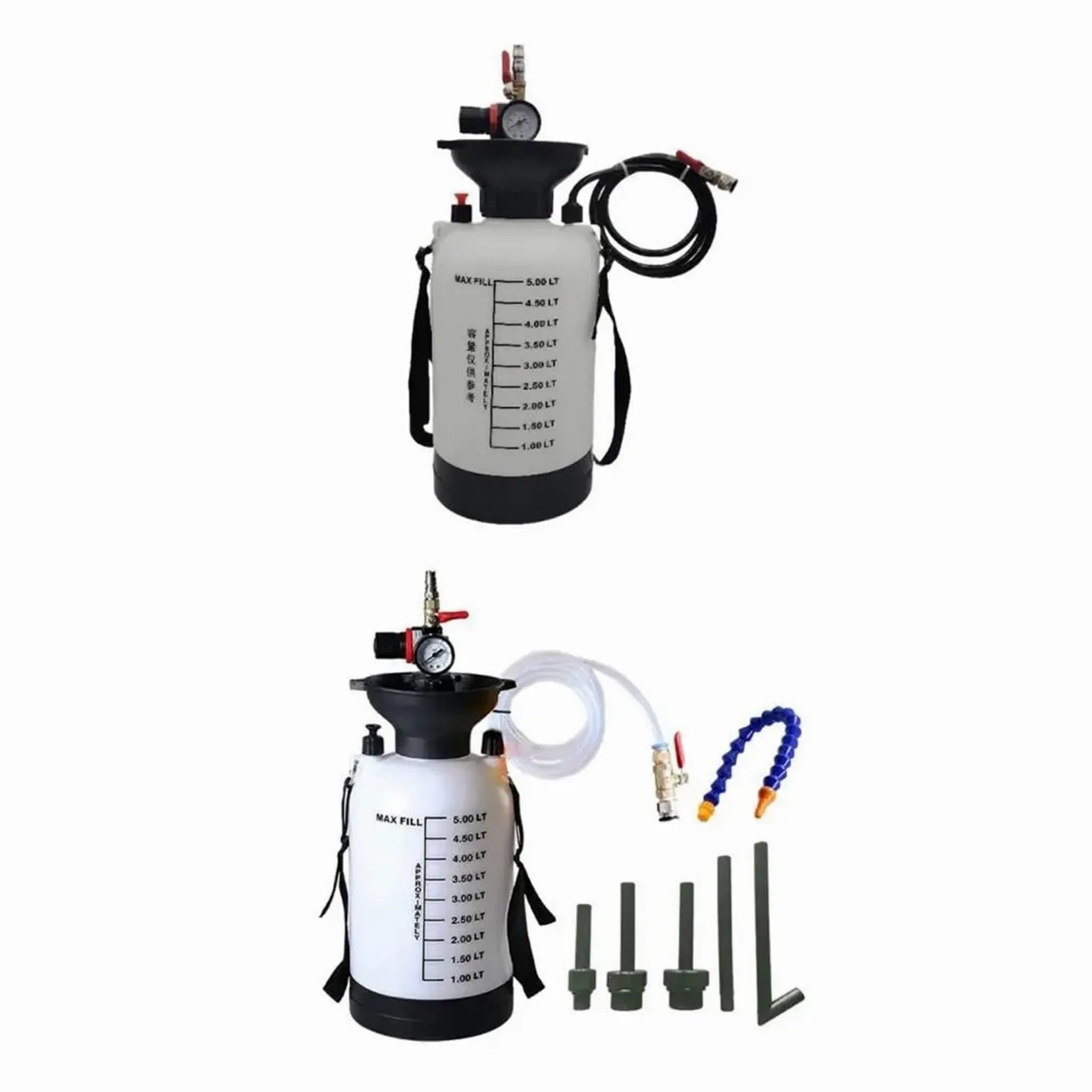 Bomba de aceite Bomba de fluido de transmisión neumática, herramienta extractora de fluido neumática, bomba de aceite para engranajes Extractora de Líquido(Without Adapter)