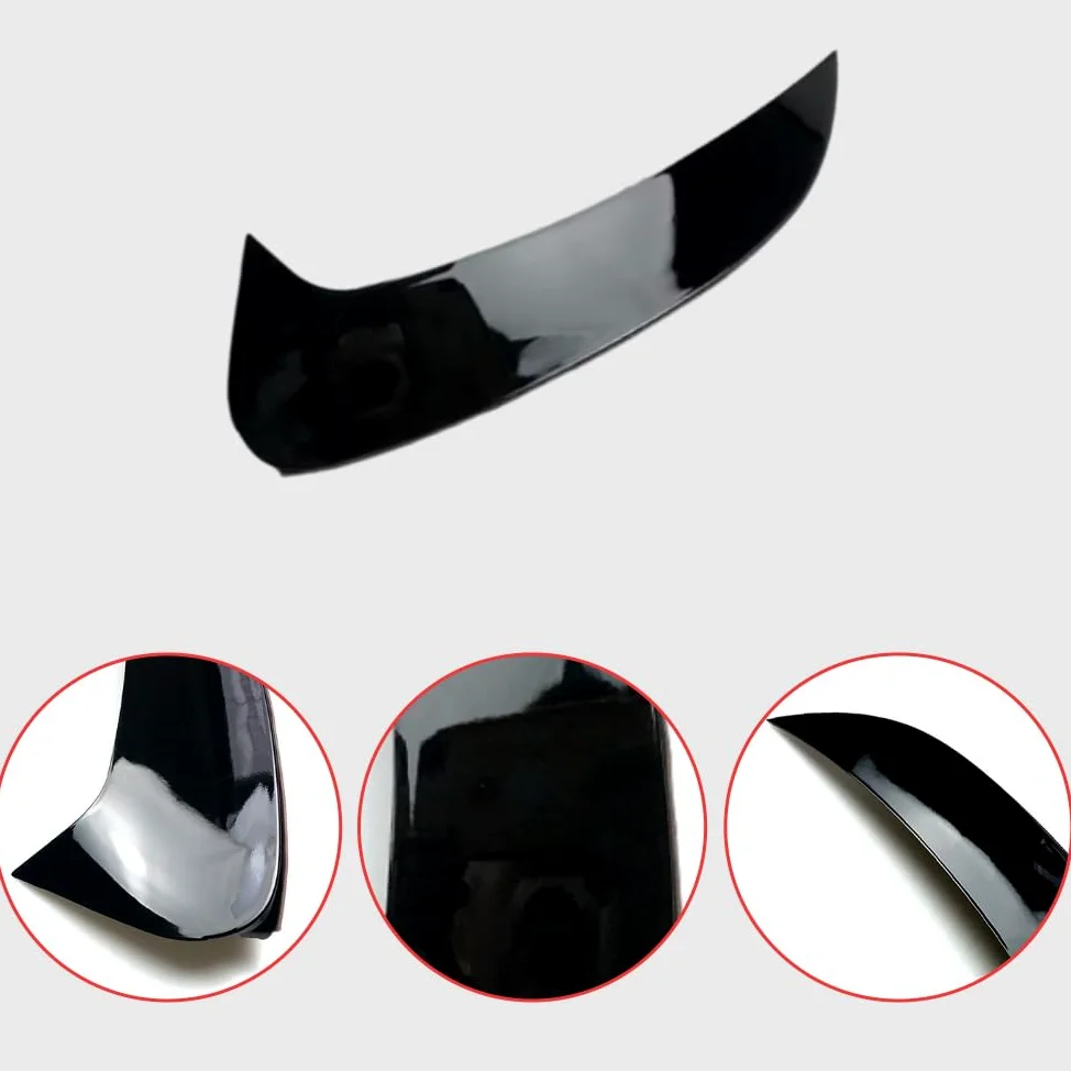 Cubierta de alerón trasero, cubierta de alerón trasero, cubierta de rejilla de ventilación de parachoques trasero compatible con Mercedes-Benz Clase GLE W167 V167, negro brillante
