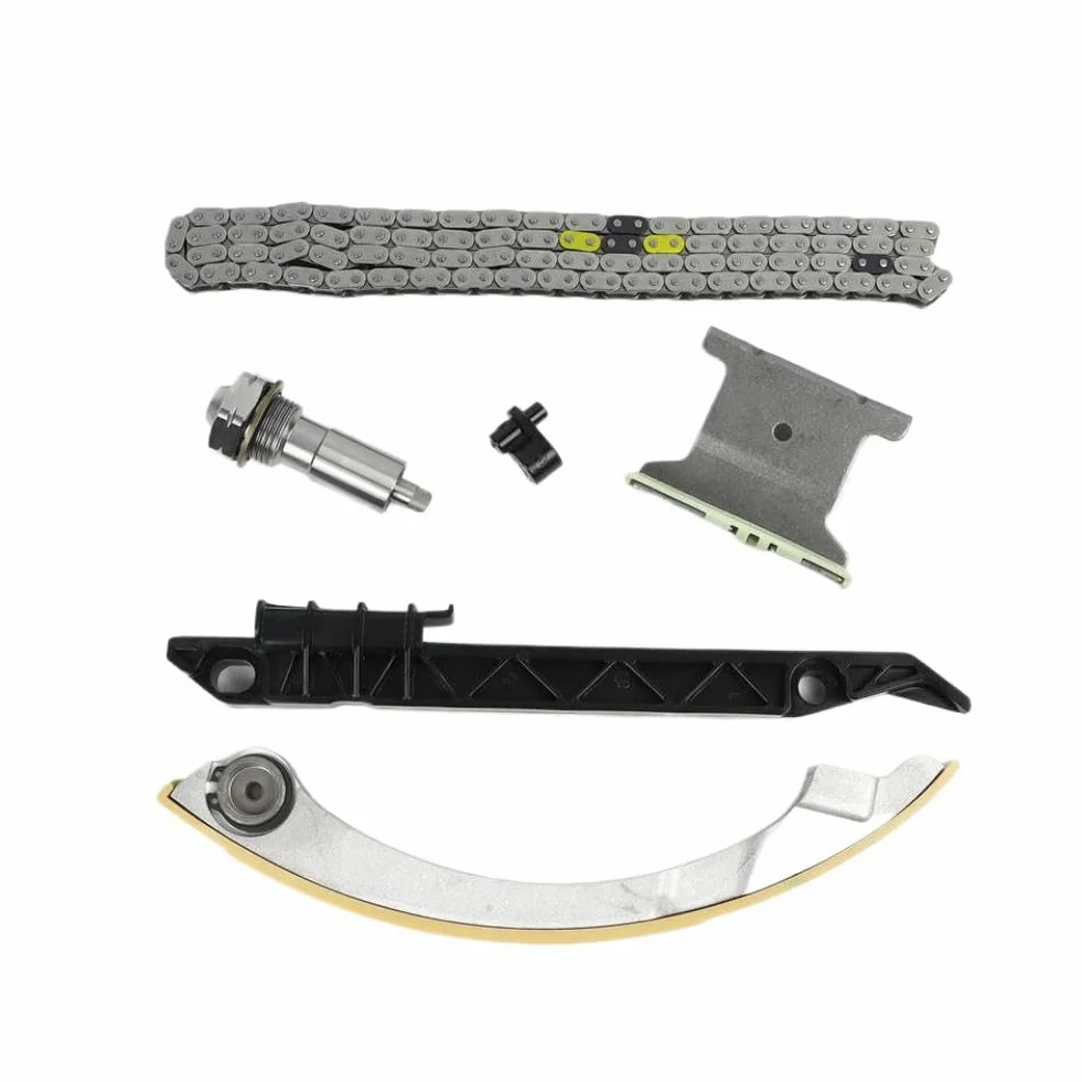 Kit de cadena de distribución del motor con juego de cadena de distribución y tapón de aceite compatible con TKC8002