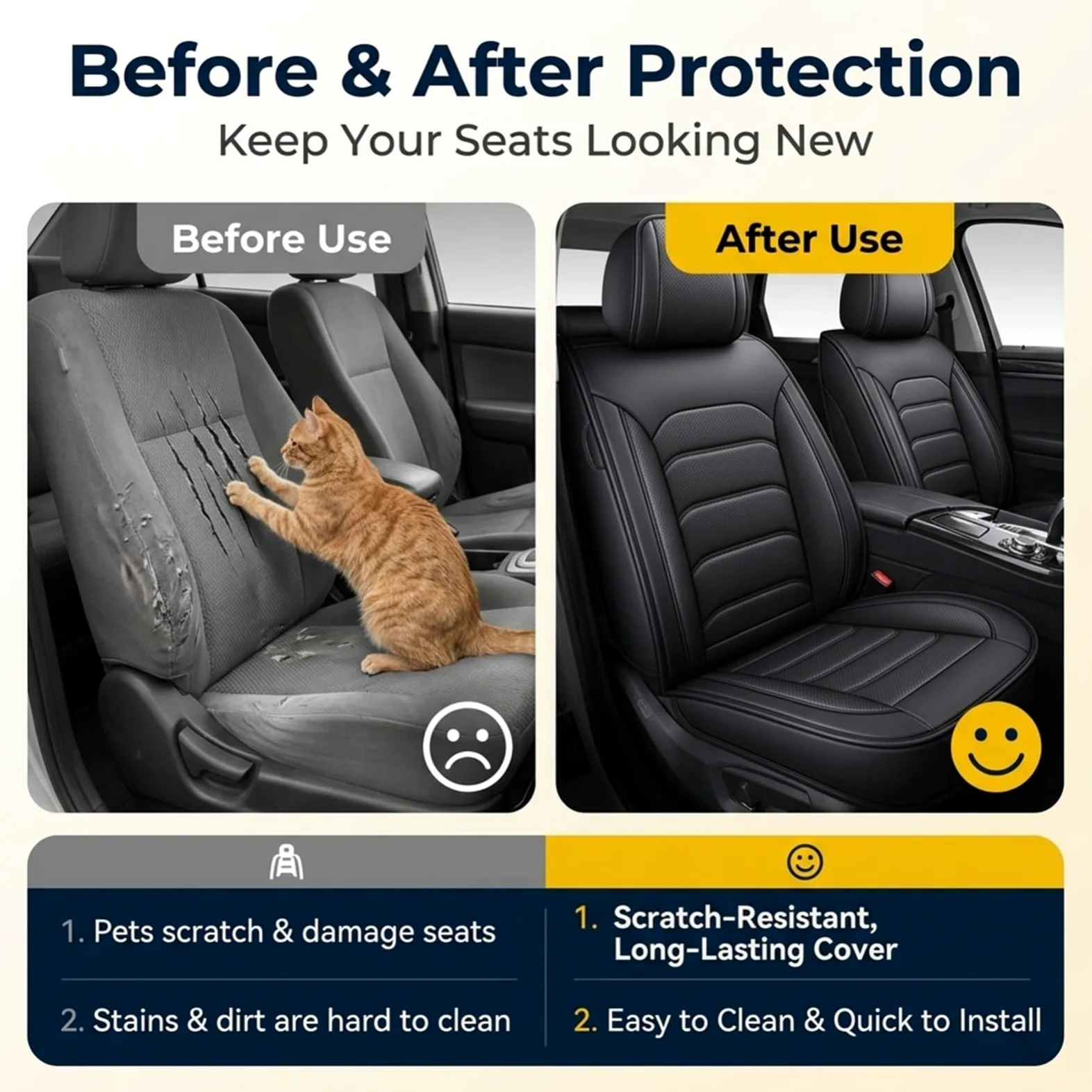 Fundas Asientos Coche Universal para Renault Austral 2024-2026,5 Asientos-Delanteros y Traseros Compatibles con Airbags Laterales, Material Piel Impermeable-Gris