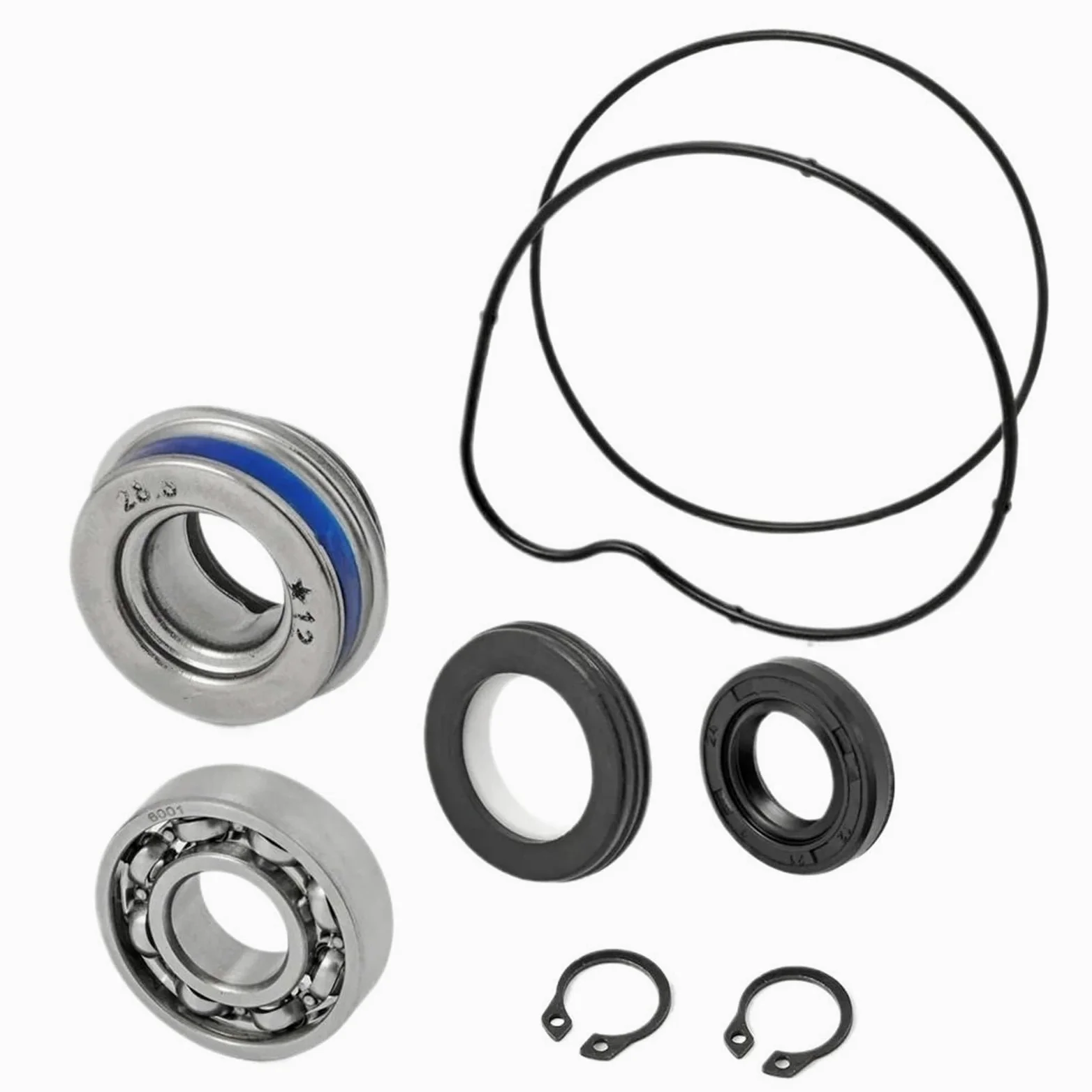 bomba agua con motocicleta Ajuste para Yamaha Fit para Raptor 660 660R YFM660R 2001-2005 Kit de reconstrucción de sello de bomba de agua Junta tórica de rodamiento Bomba de agua