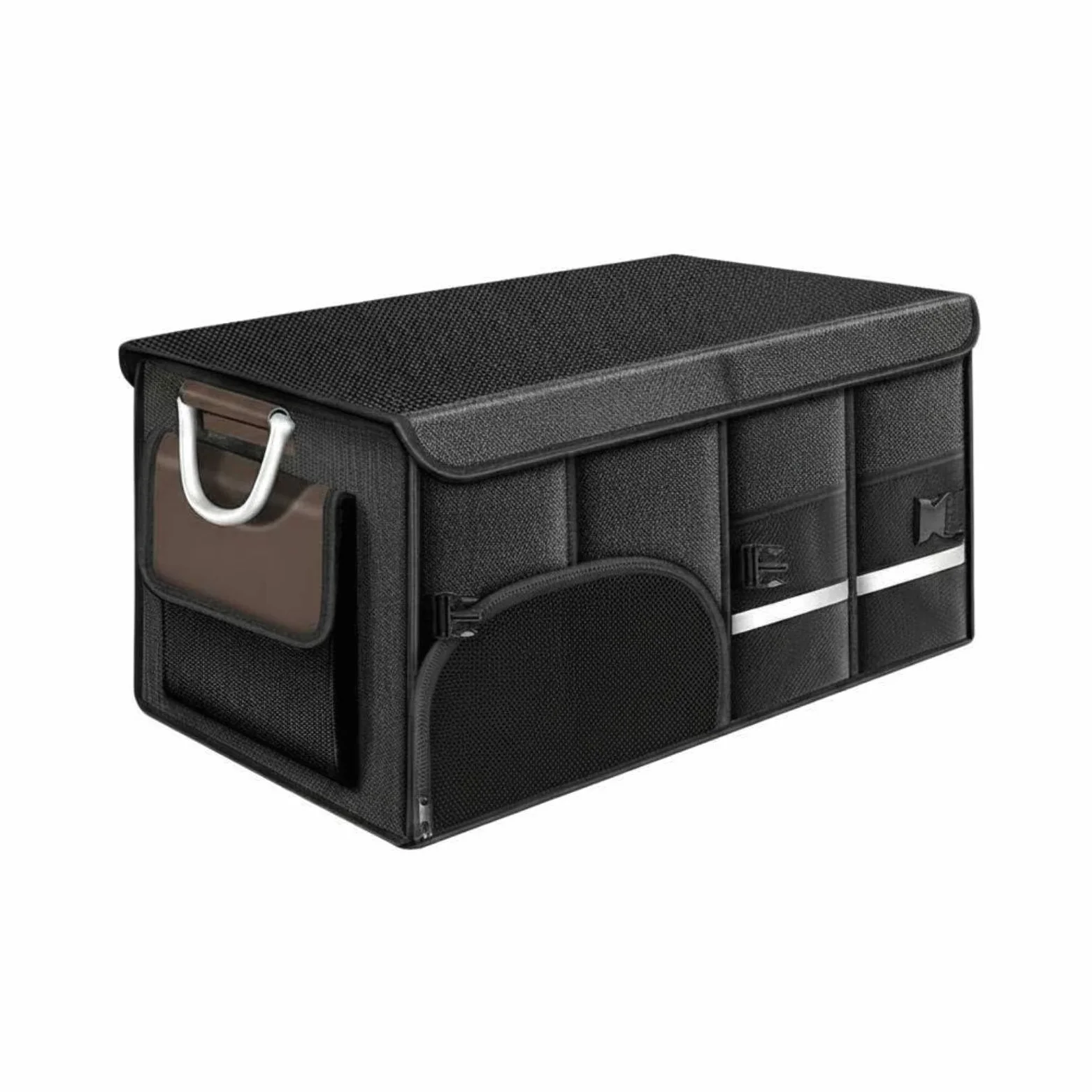 Organizador de Maletero Plegable Resistente Al Agua para Viaje, Exterior, Marrón, 72L