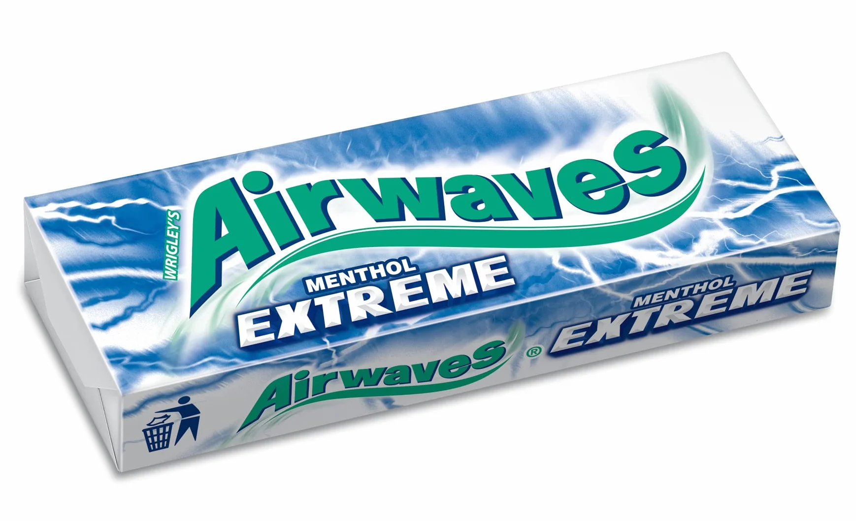 Airwaves Goma de mascar Extreme Sin Azúcar Mentol 300 Piezas Paquete a Granel