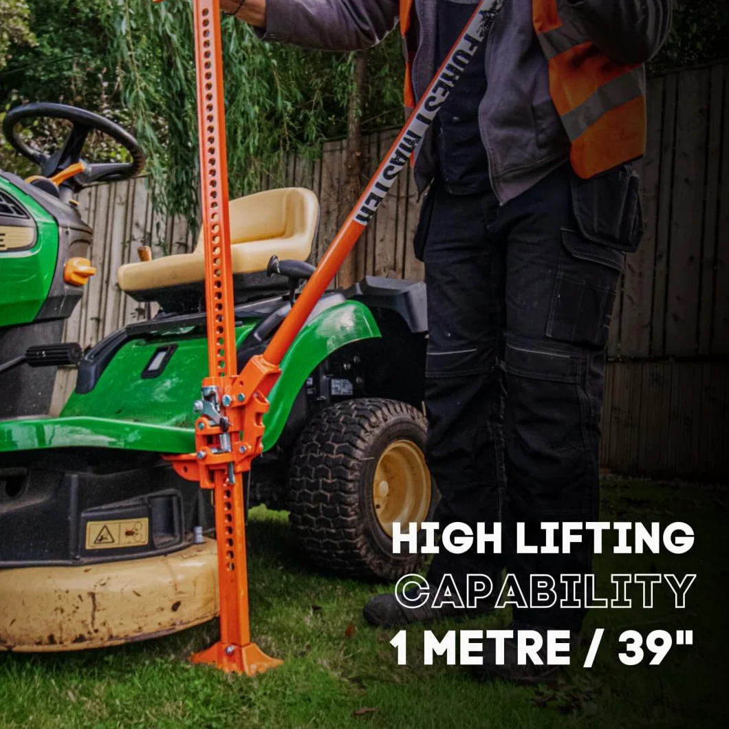 Forest Master FMFJ - Gato agrícola de 3000 kg (3 toneladas) - Gato de acero resistente de elevación de 1 metro para 4x4, recuperación todoterreno, uso automotriz y agrícola