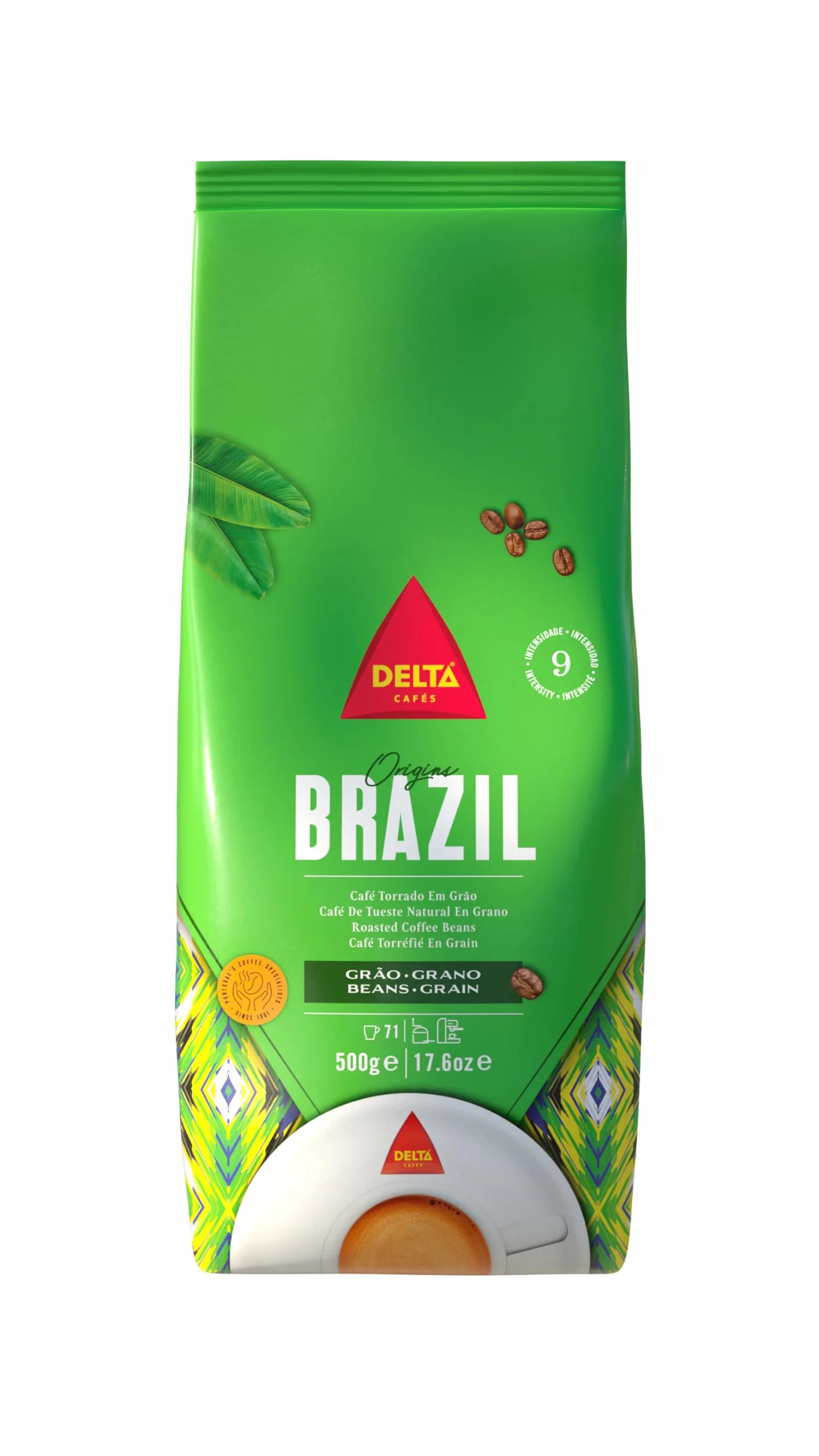 Delta Cafés Café en Grano Origen Brasil 500 g