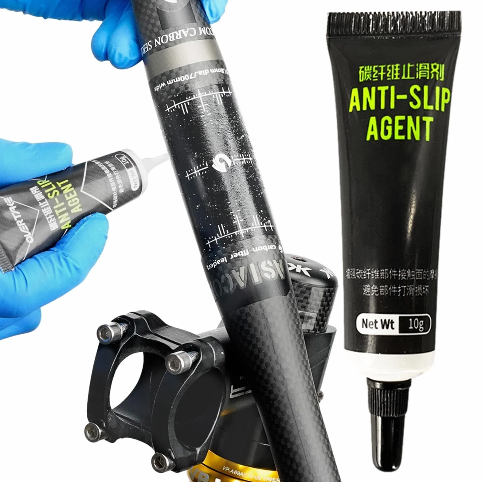 Grasa De Carbono Para Bicicletas - Grasa Montaje Bicicleta, Grasa Antideslizante De Carbono, Lubricante Antidesliz