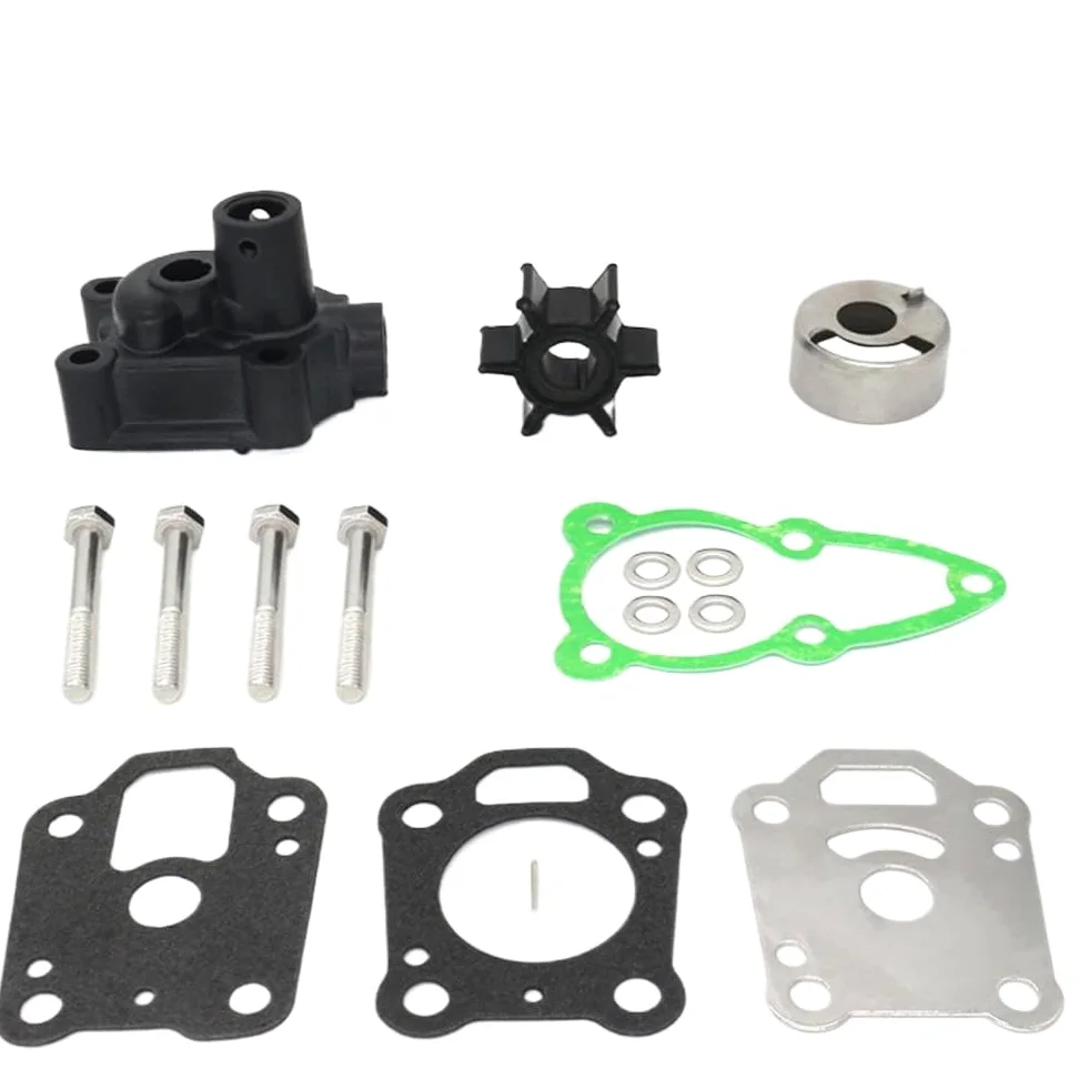 Kit de Reparación de Bomba de Agua con Carcasa 2 2.5 3 4 5 6 HP 4 y 2 Tiempos Compatible con Fuera Borda 16159A03 46-16159T01 8M0155395