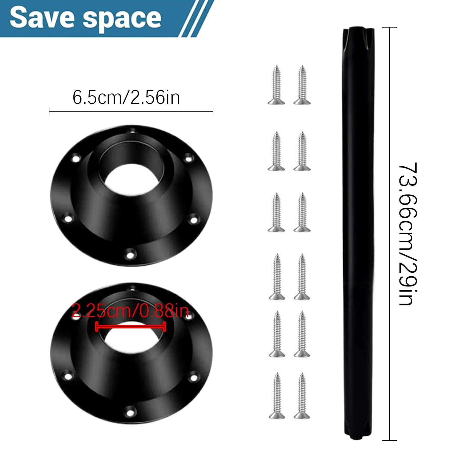 Montaje de mesa RV, aleación de aluminio Montaje y pierna de la base de la mesa RV, accesorios interiores de vehículos recreativos de servicio pesado, base de soporte de pedestal de mesa para barcos d