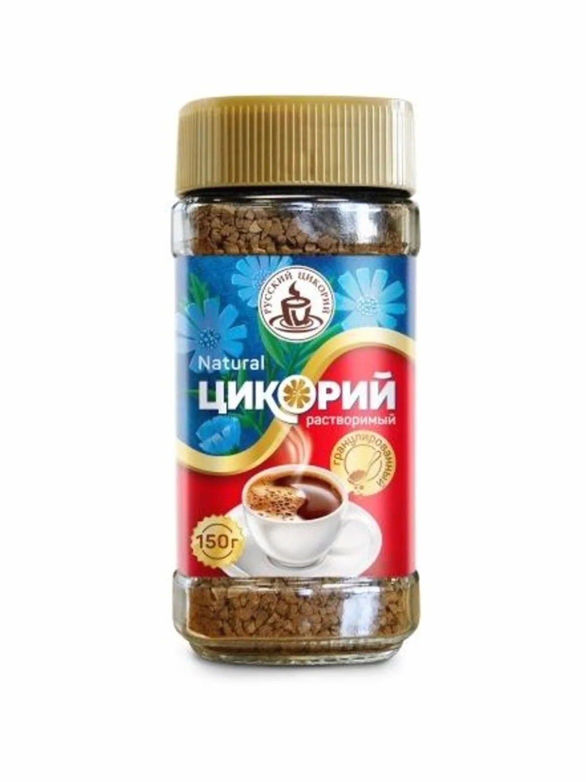 Achicoria soluble granulado sustituto del café Russki Tsikorij 150 g
