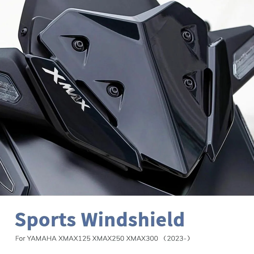 Parabrisas Visera Deportiva para Motocicleta, Parabrisas, Protector contra El Viento, Pantalla Deflectora para Ya&maha XMAX125 XMAX250 XMAX300 Xmax X MAX 2023-