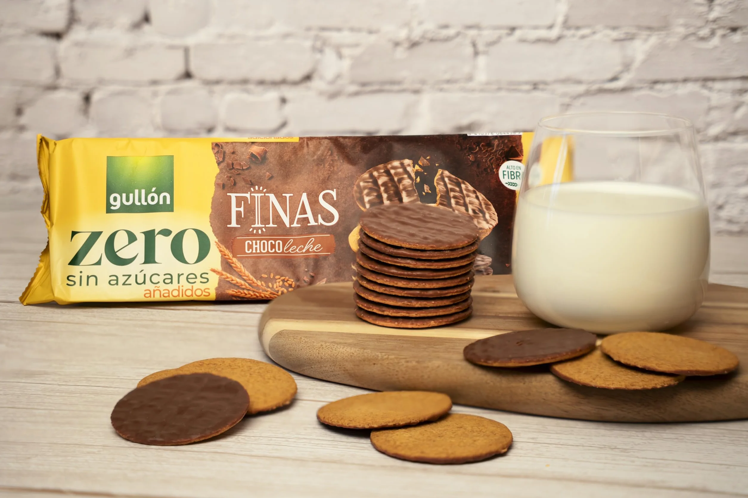 Galletas Gullón Finas choco leche Zero Sin Azúcares