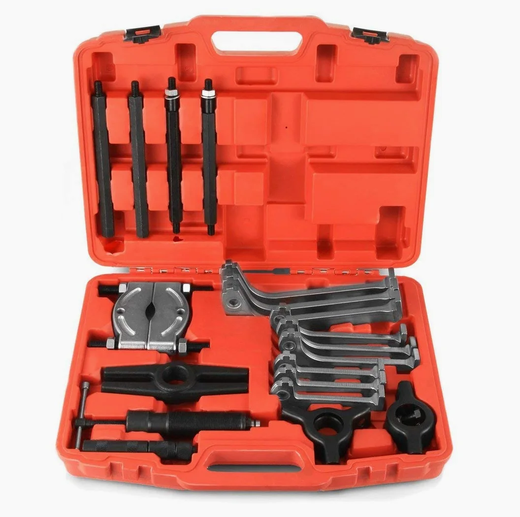 EXTRACTOR DE RODAMIENTOS Y COJINETES, POLEAS, CAJAS DE VELOCIDAD, ENGRANAJES... 10 TONELADAS CON GUILLOTINA