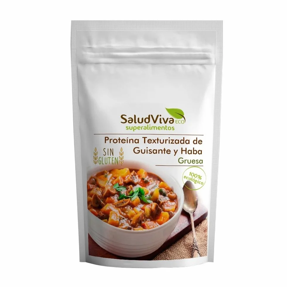 Proteína gruesa de haba y guisante texturizada ecológica SaludViva 150 g