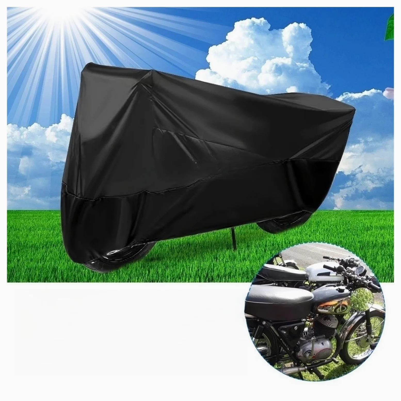 Funda para Moto Cubierta Funda Protectora para Motocicleta para TRANSALP XL 600, 650, 700 V, XL700V, XL650V, Accesorios para Motocicletas
