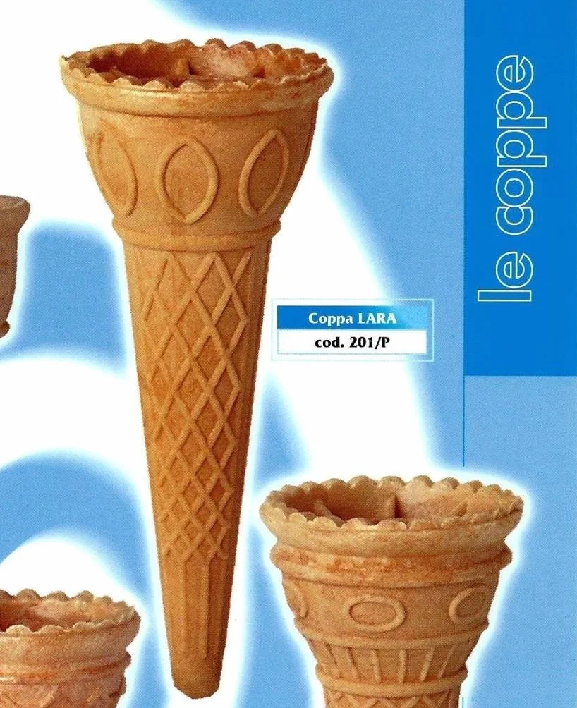 Conos para helado de papel wafer crujiente 385 sztuk idealne do lodów