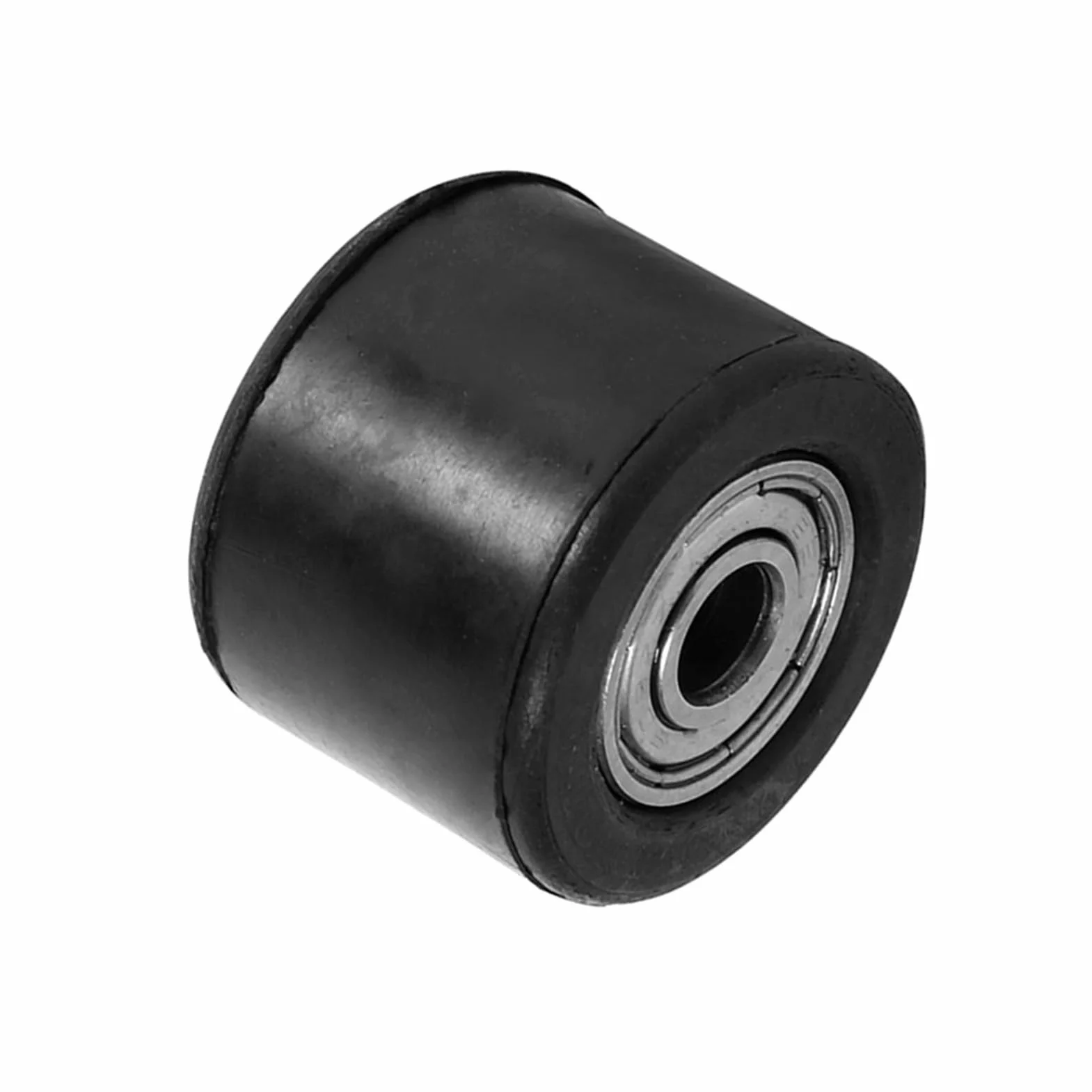 Guía del Tensor del Rodillo de Cadena,8mm Guía de Rueda de Polea Tensora de Rodillo de Cadena de Caucho Hierro,para Motocicleta Mini Bicicleta ATV