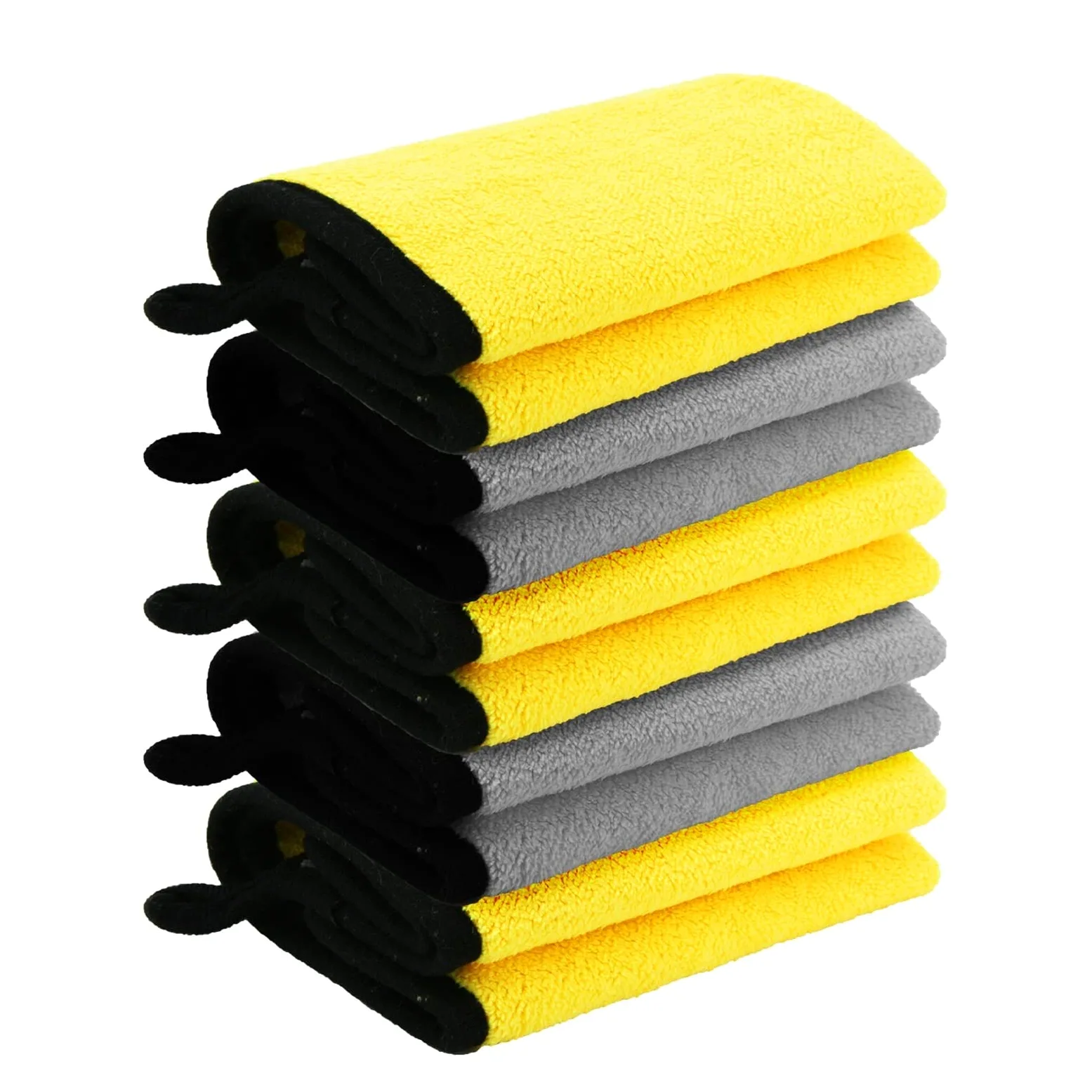 TRUSTTWO 5pcs 500/600/80 0gsm Toalla de Microfibra Coche Microfibra Toalla Toalla Limpieza de Microfibra Lavado de Autos Secado Toalla Auto Detalles The 5pcs 600GSM